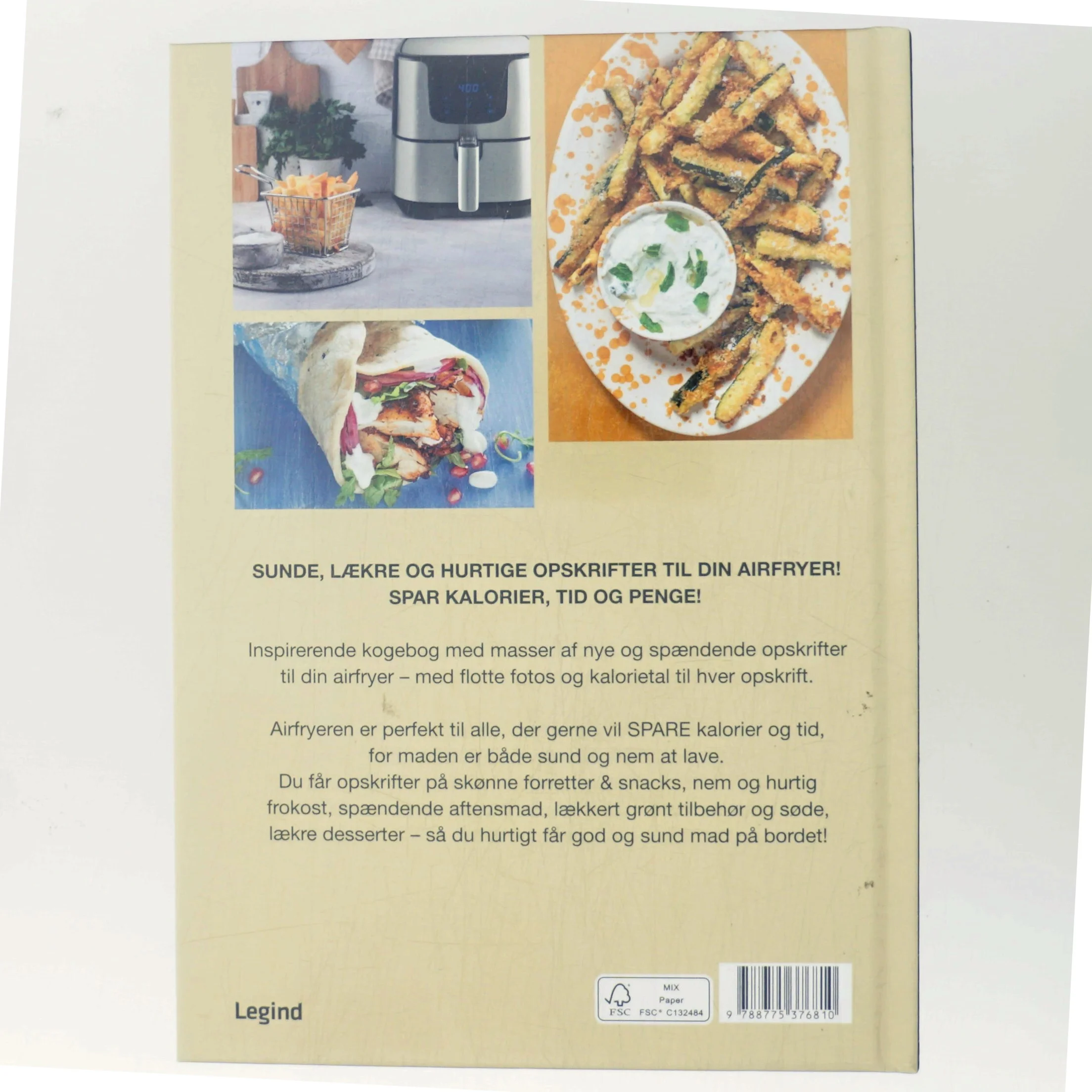 Succes med din airfryer : kalorietal til alle retter af Nathan Anthony (Bog)