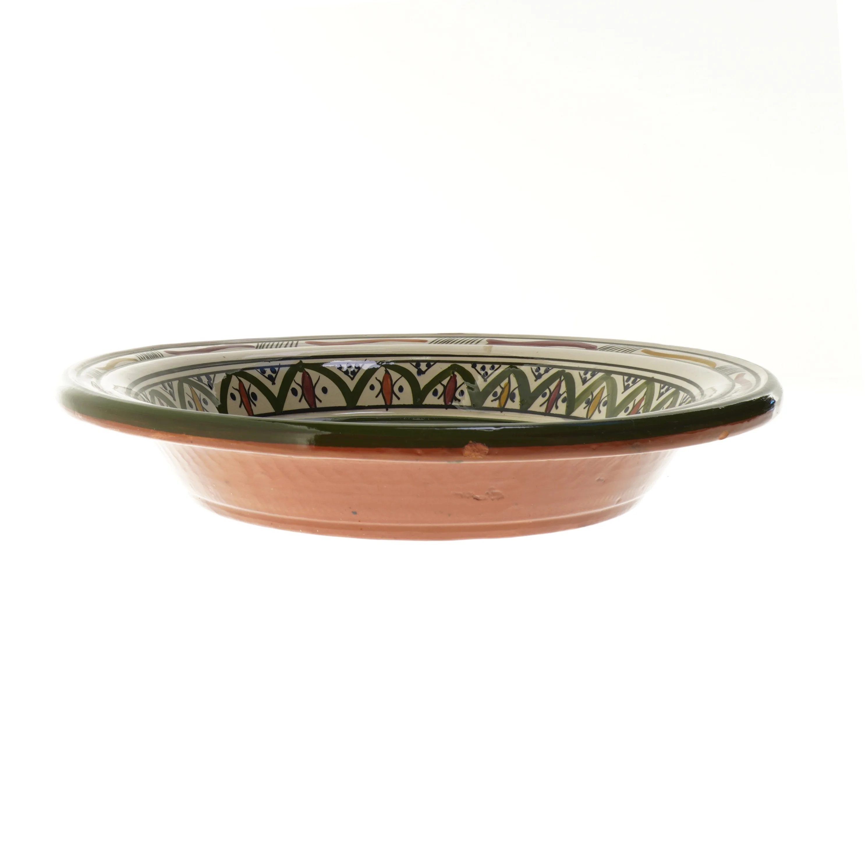 Marokkansk keramisk skål (str. Ø 36 cm)
