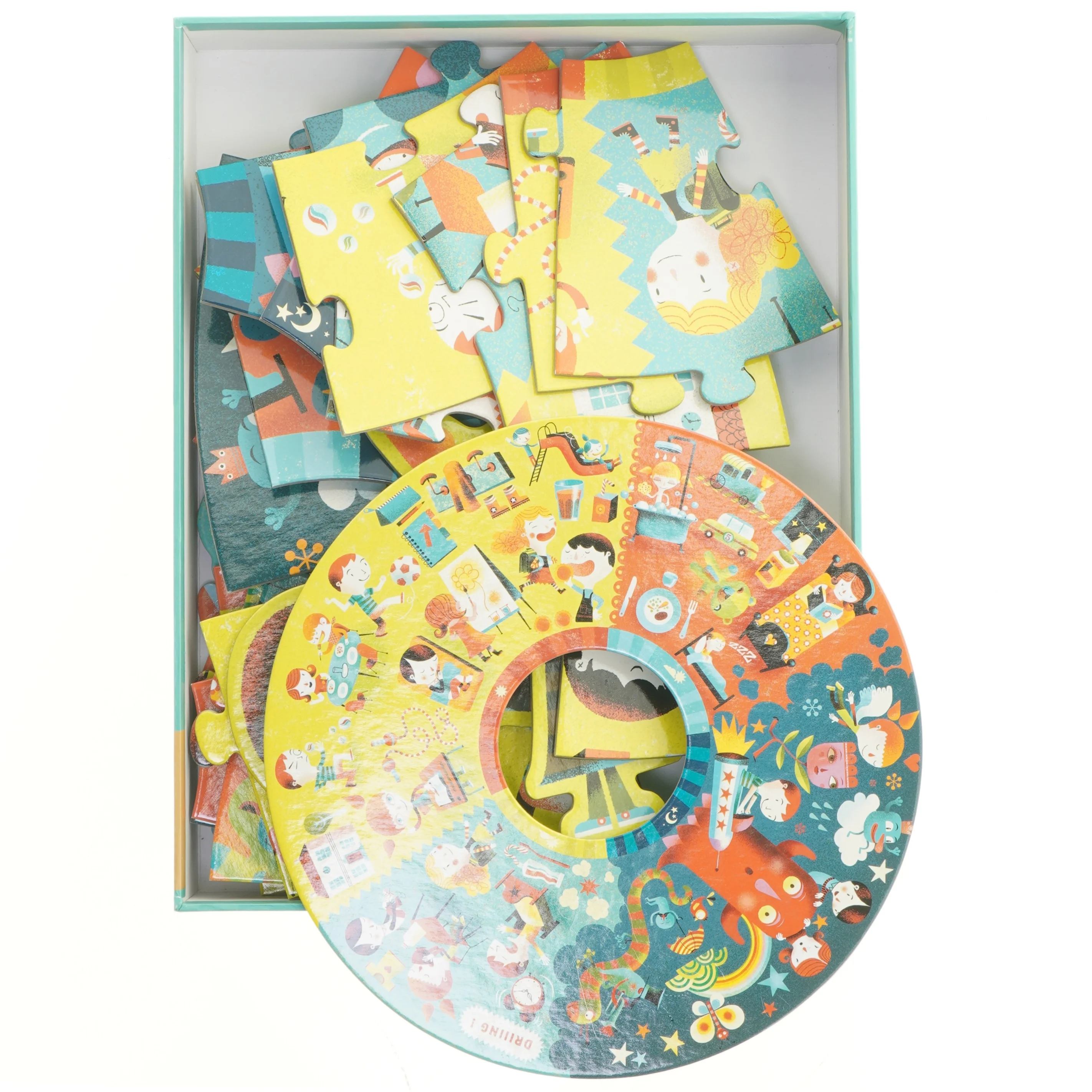 Djeco puslespil fra Djeco (str. Ø 65 cm)