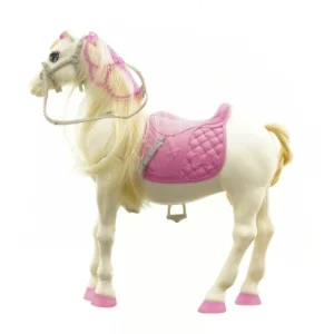 Barbie ridehest med lydeffekter (str. 29 x 32 cm)