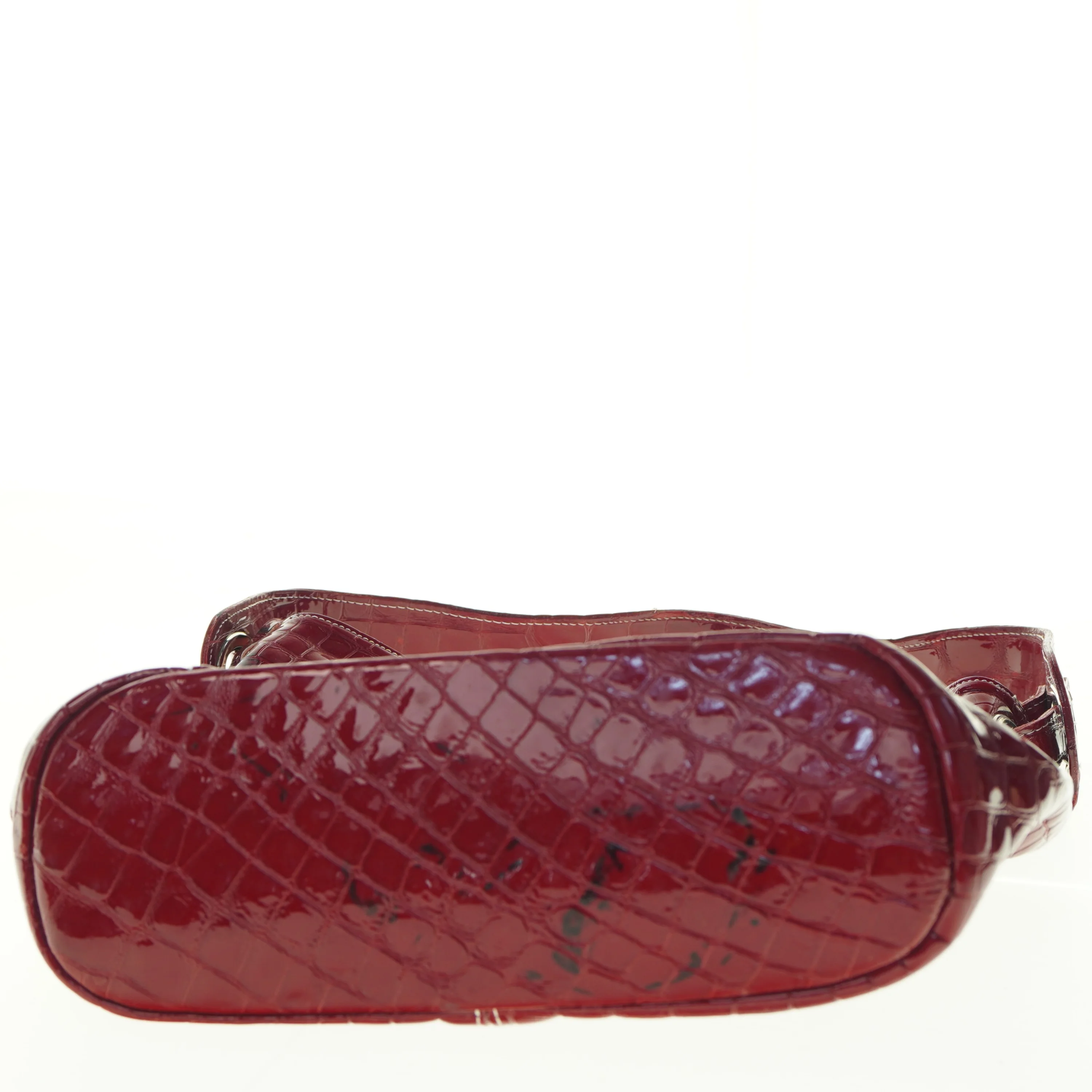 Rød skuldertaske (str. 33 x 27 cm)