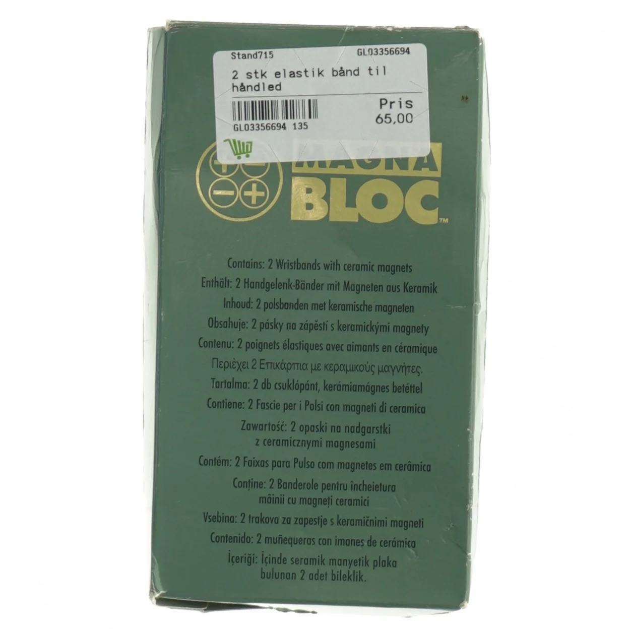 Elastikbånd til håndled fra Magna Bloc