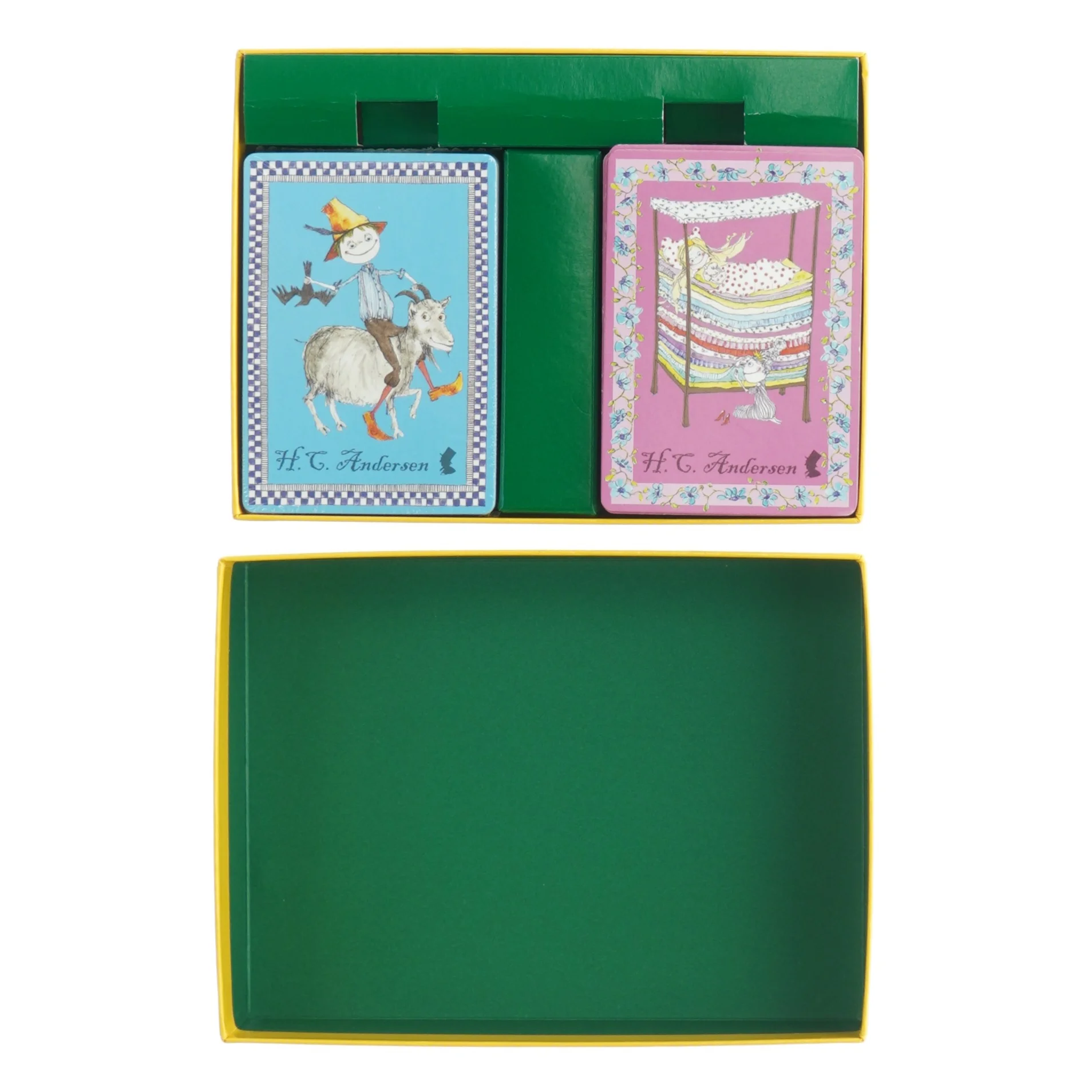 H.C. Andersen illustrerede spillekort