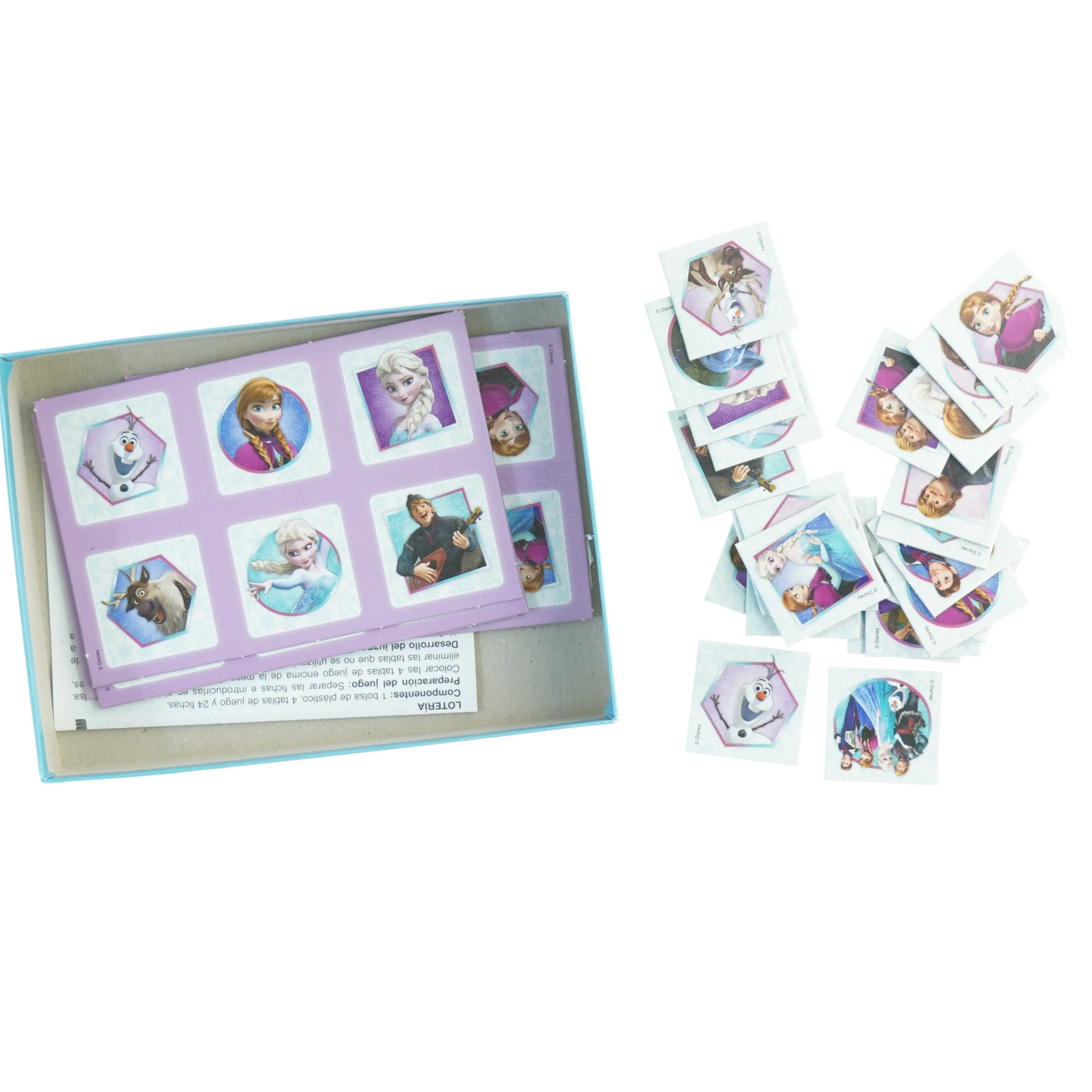 Frozen lottospil fra Clementoni (str. 20 x 15 cm)