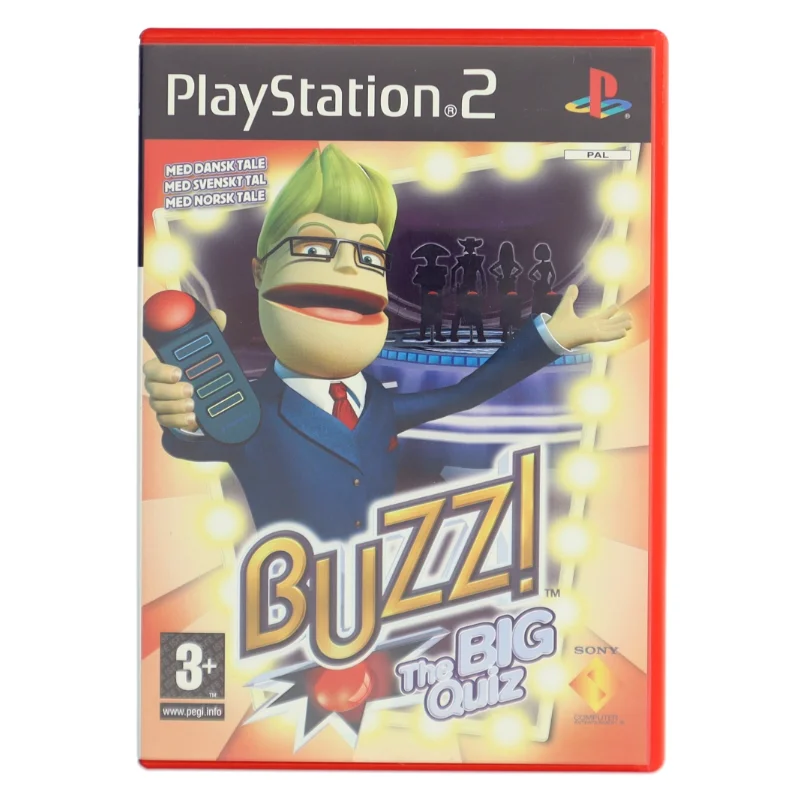 Buzz!: The BIG Quiz PlayStation 2 spil fra Sony
