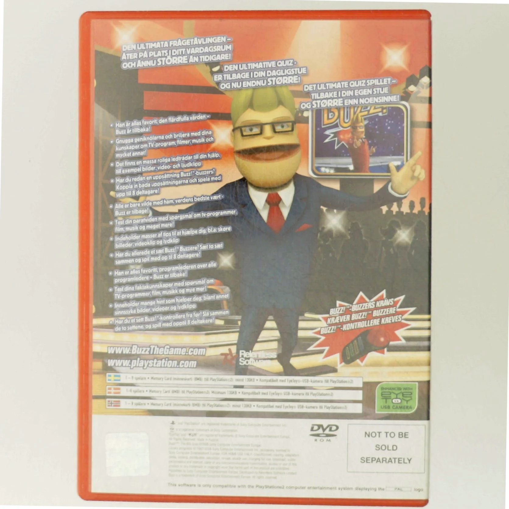 Buzz!: The BIG Quiz PlayStation 2 spil fra Sony