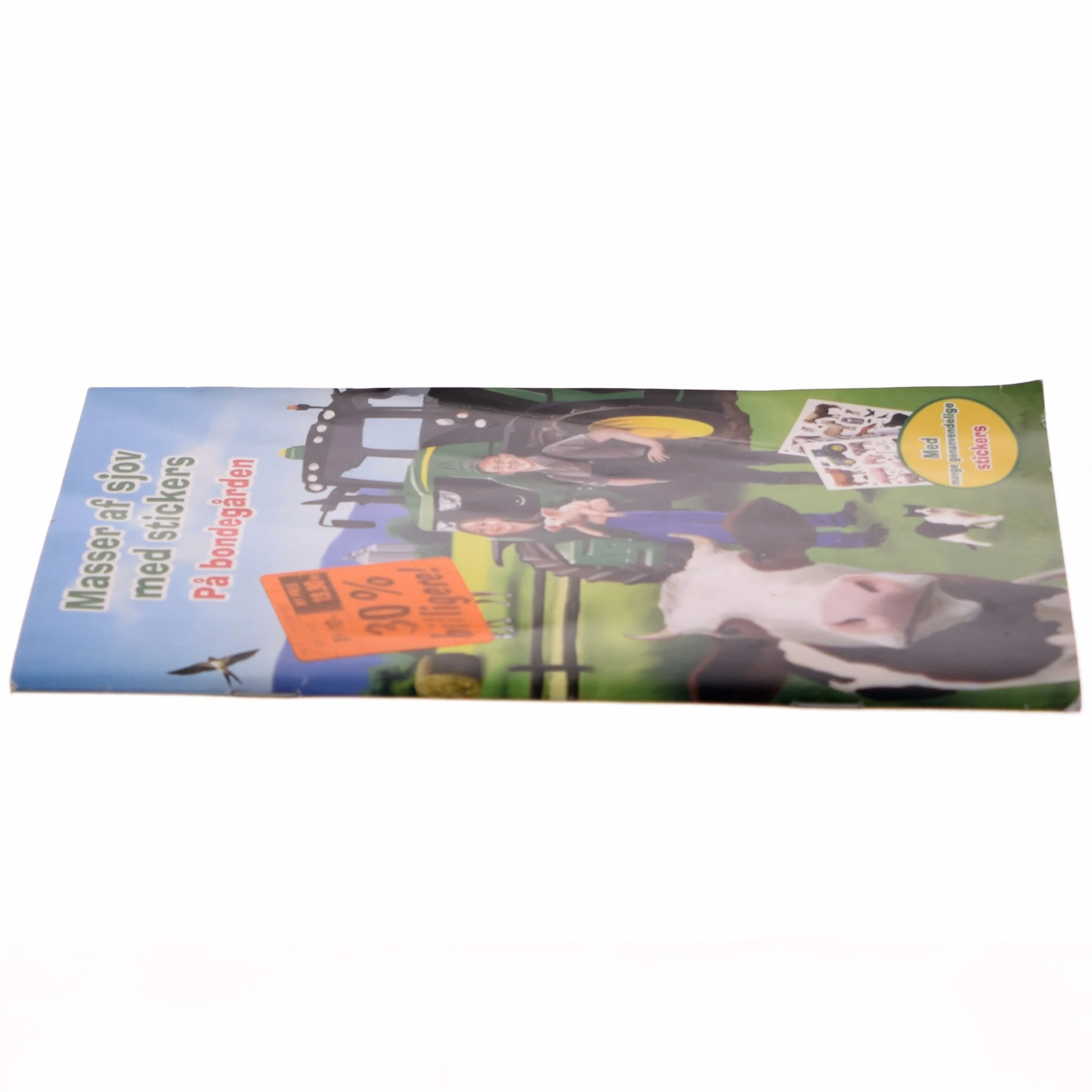 Klistermærkebog med bondegårdstema