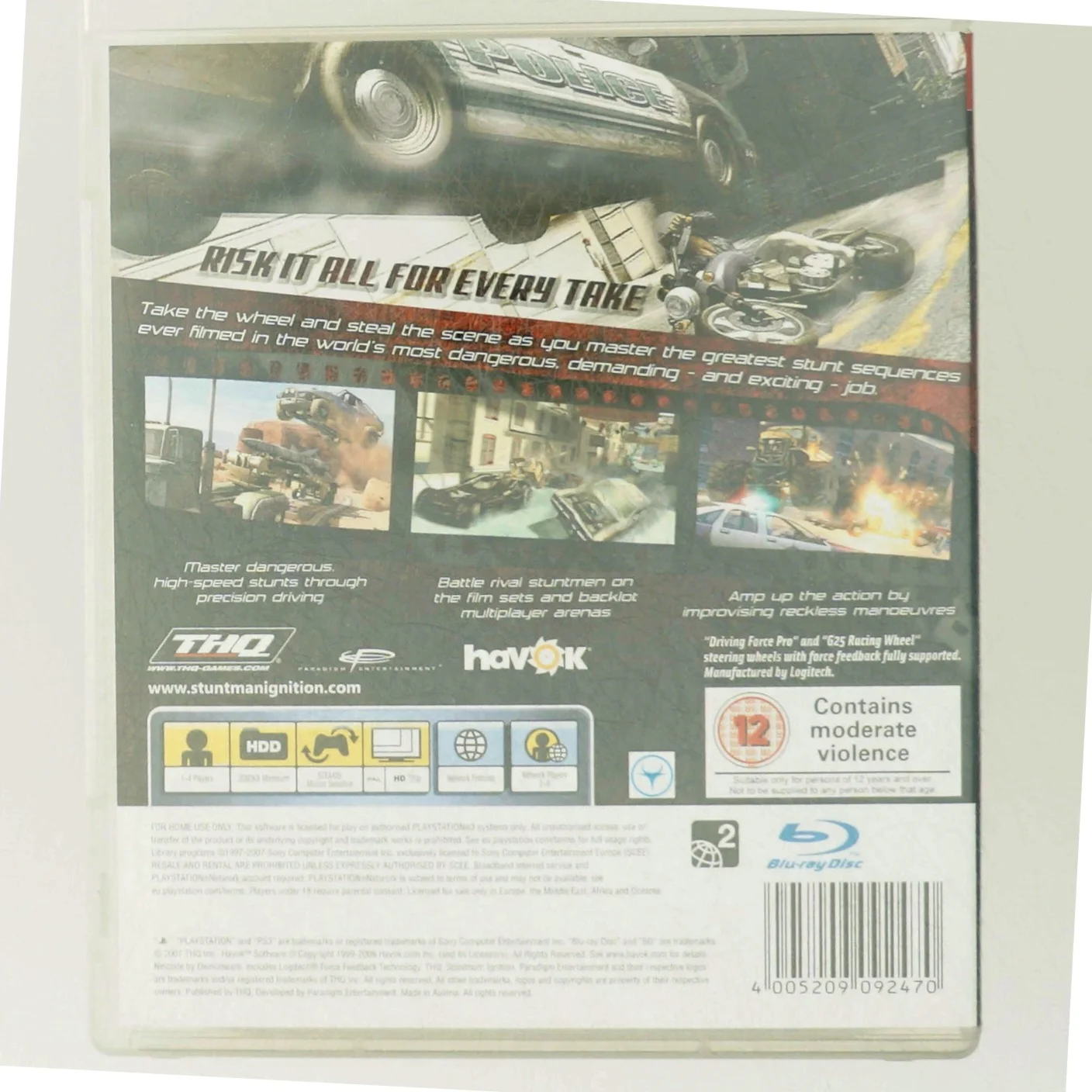 Stuntmand Ignition PS3 spil fra THQ