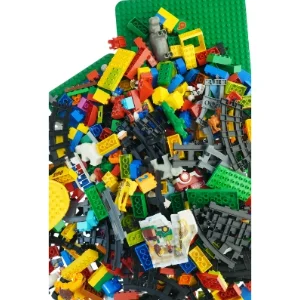 Blandede LEGO klodser fra Lego (str. 58 x 40 cm)