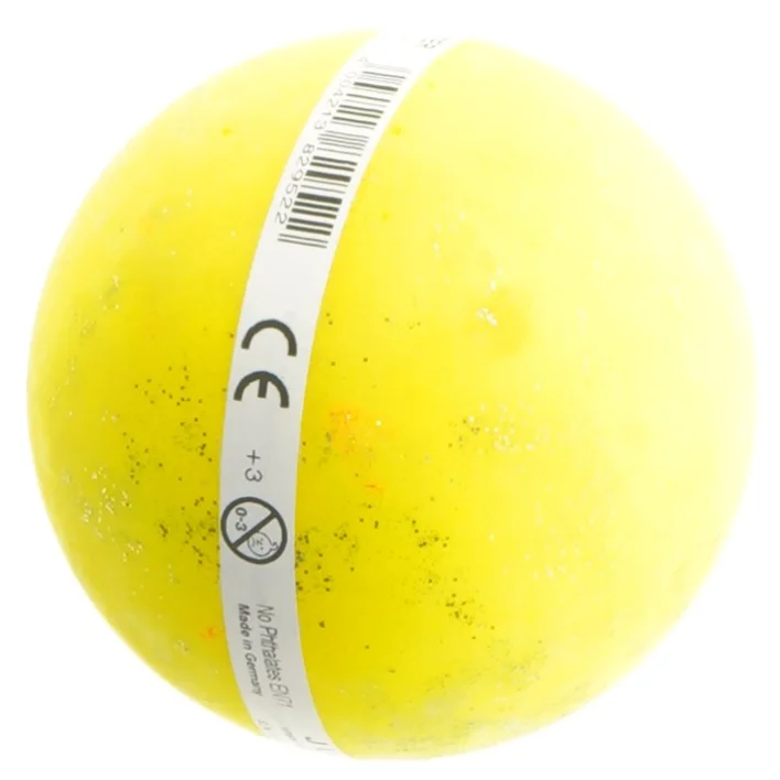 Gult stressbold (str. Ø, 9 cm)