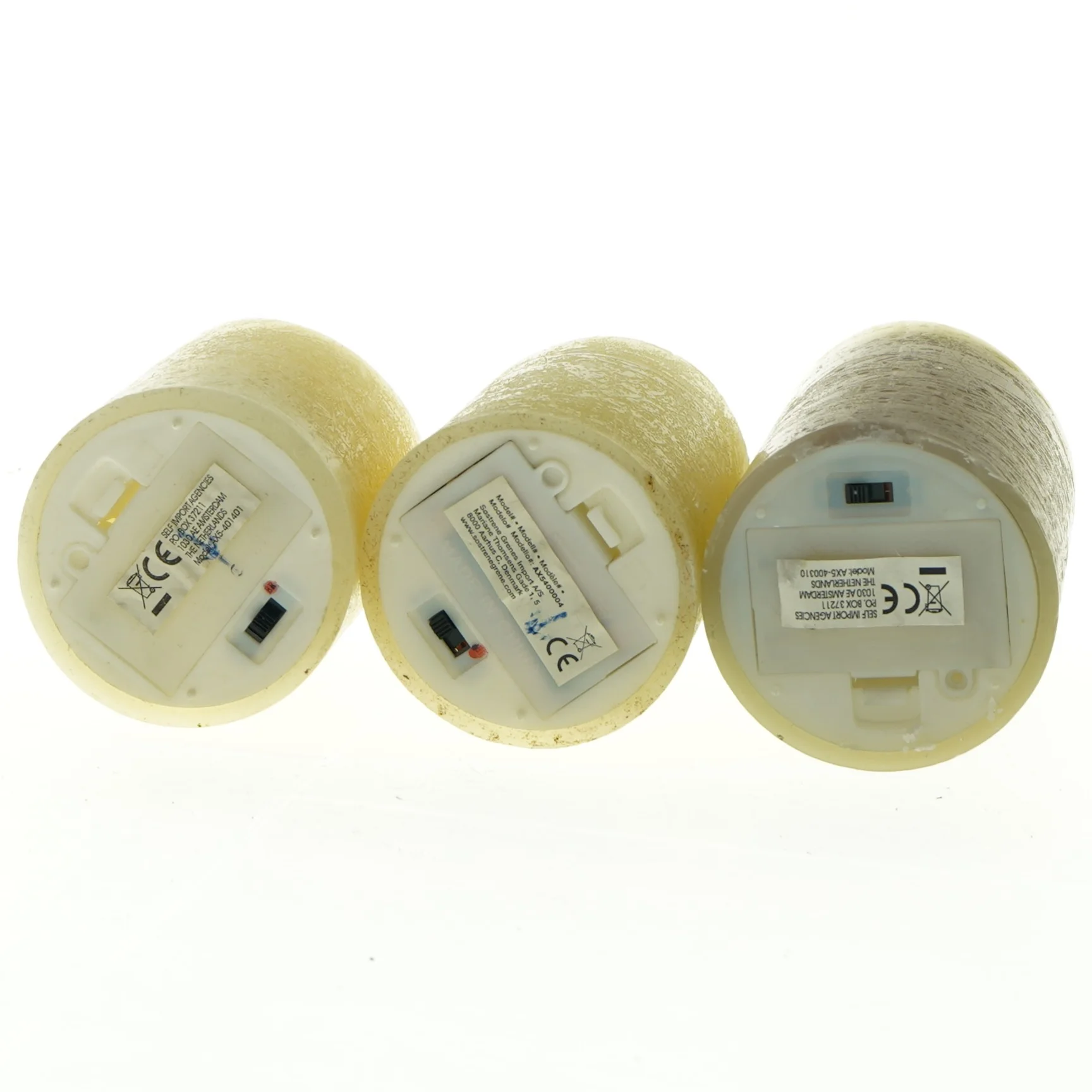 kunstige stearinlys (str. Ø 7,5. h. 10-13. cm)