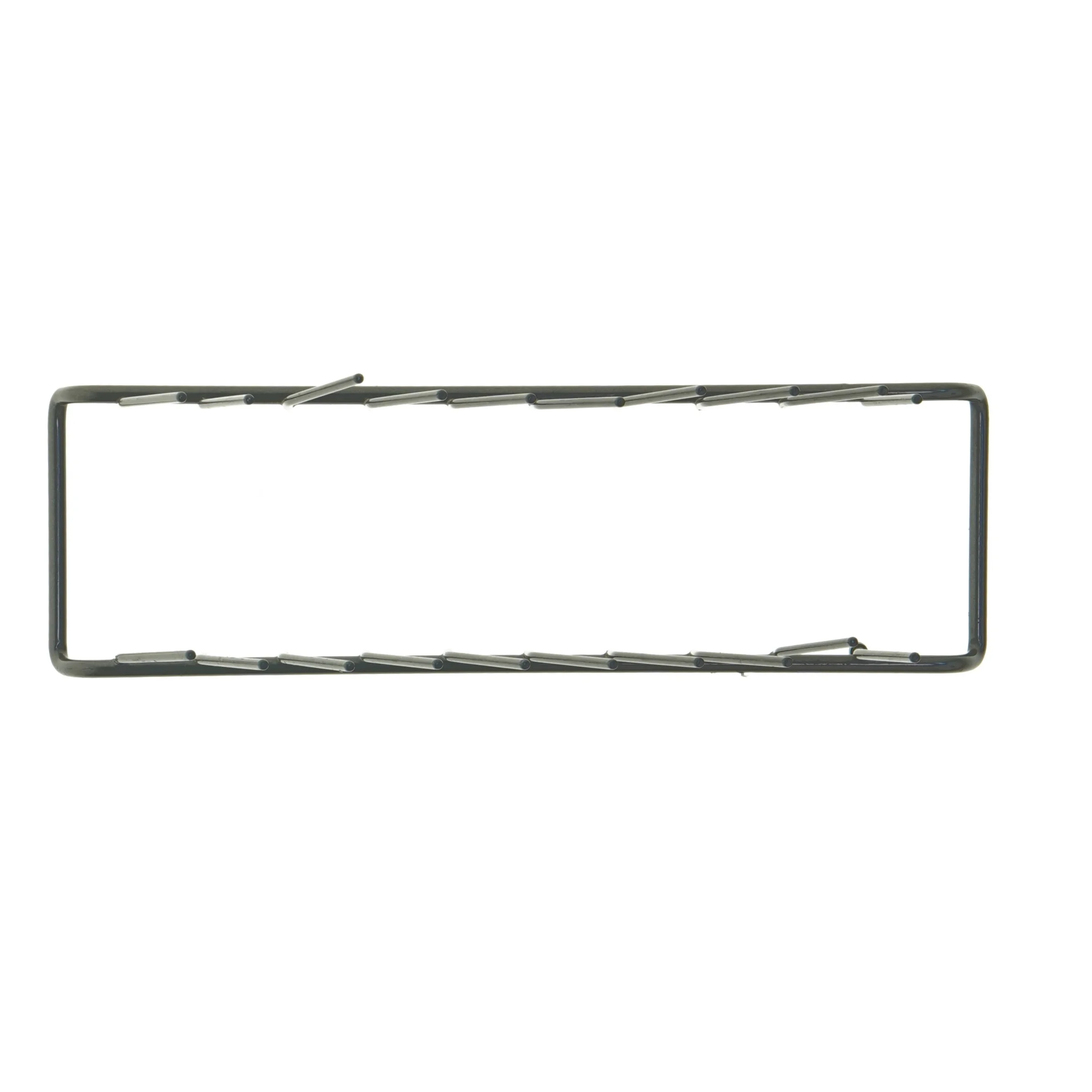 Sort tallerkenholder (str. 28x8,5 cm)