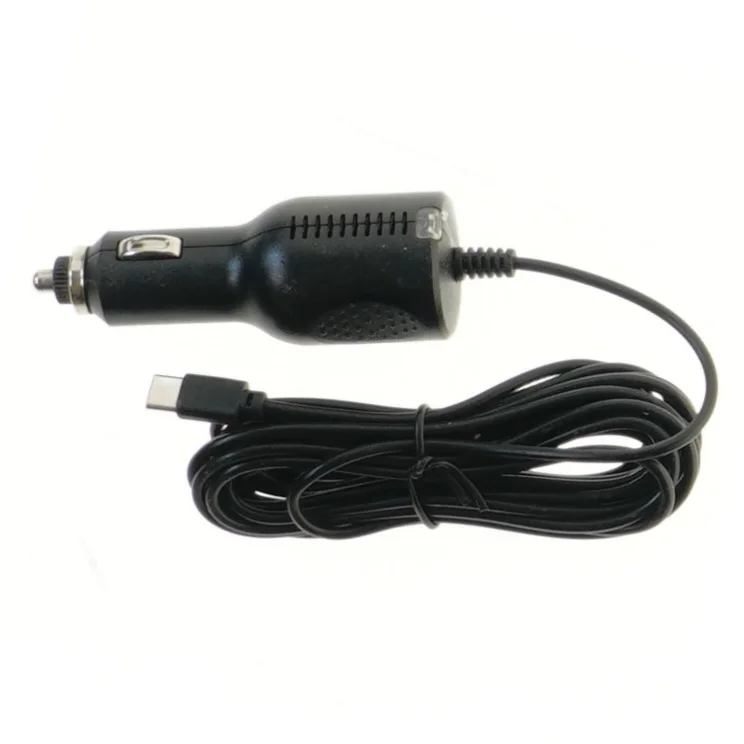 Bil oplader med USB-C kabel (str. 9 cm)