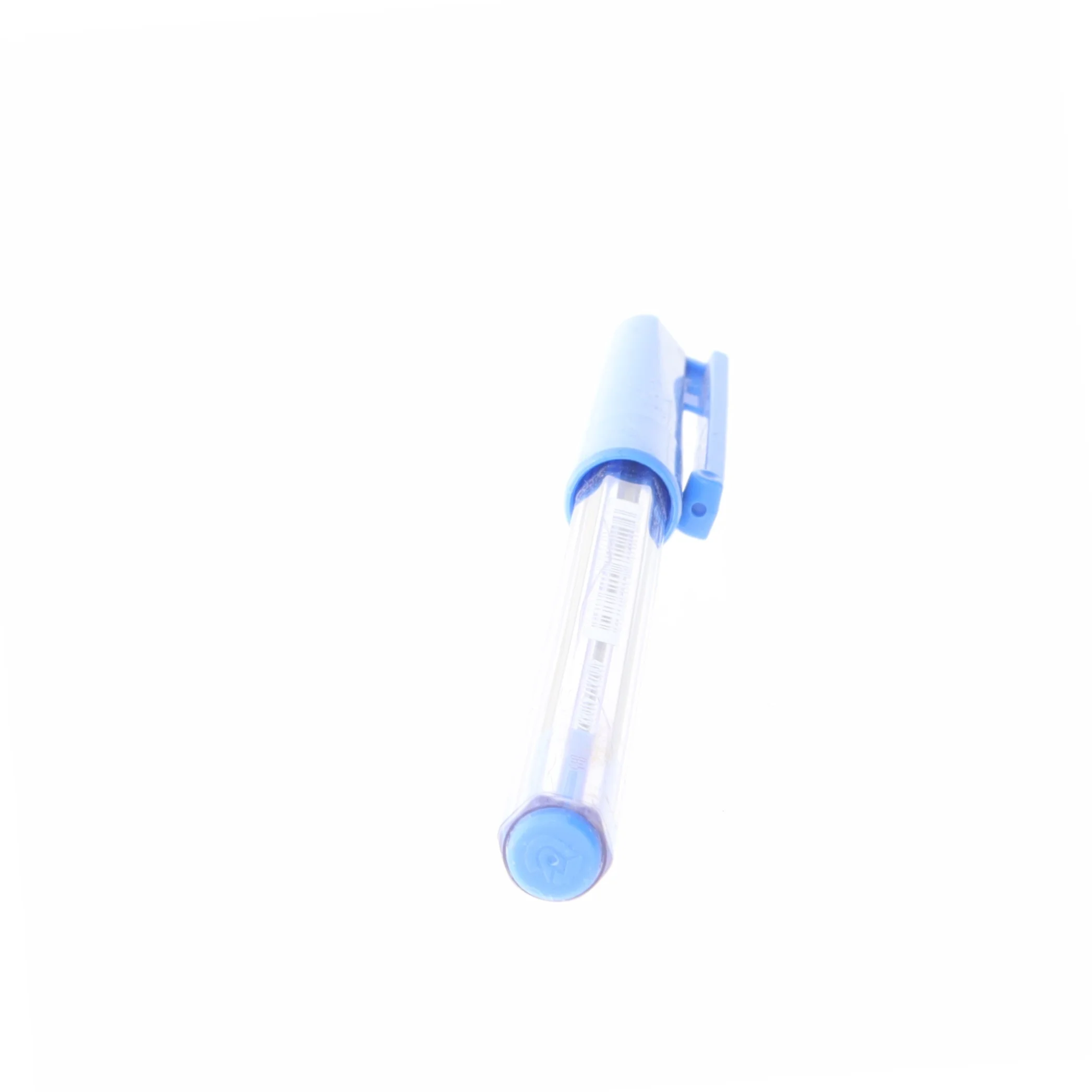 Blå kuglepen med hætte fra Staedtler (str. 13,5 cm)