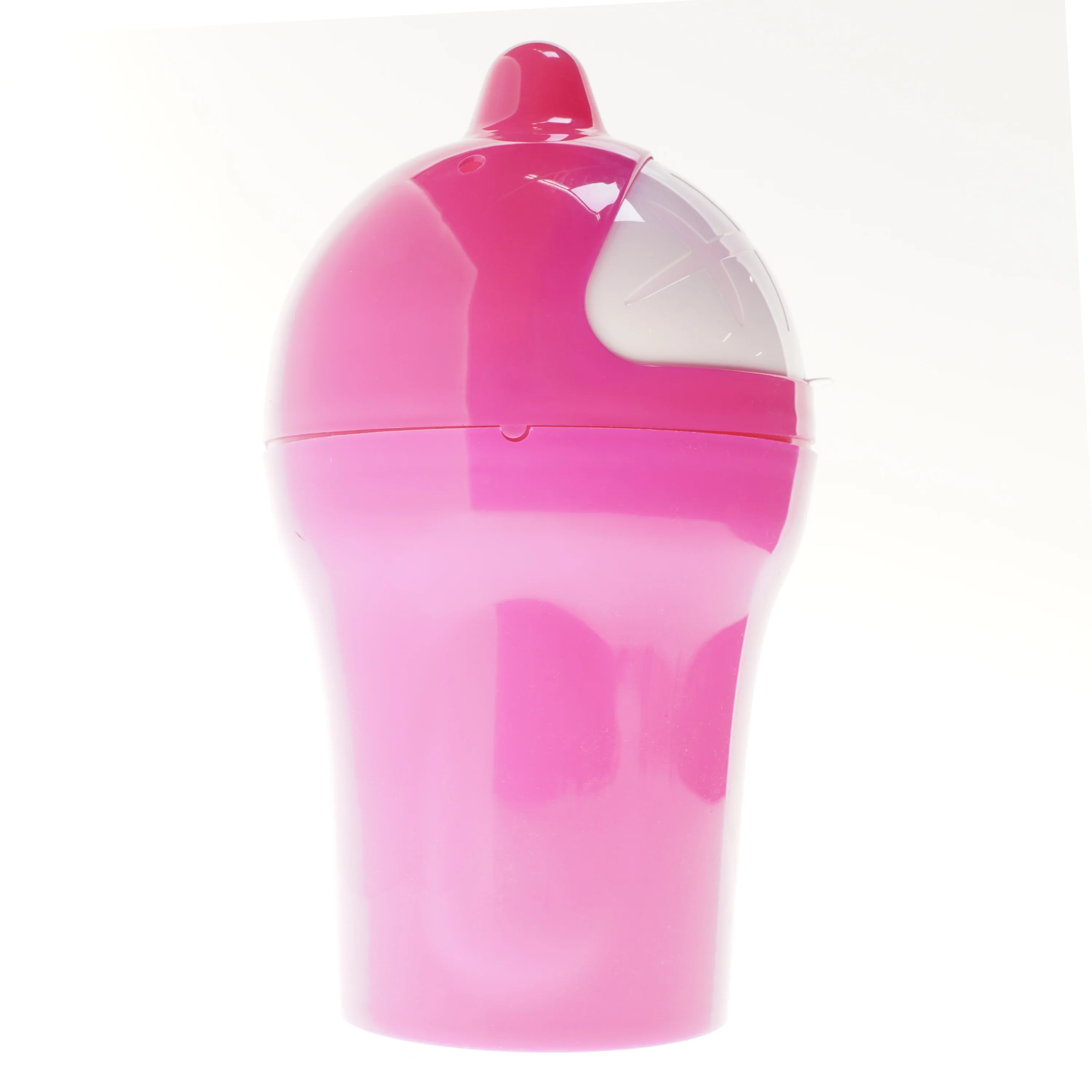 Pink skraldespand med låg (str. 40 cm)