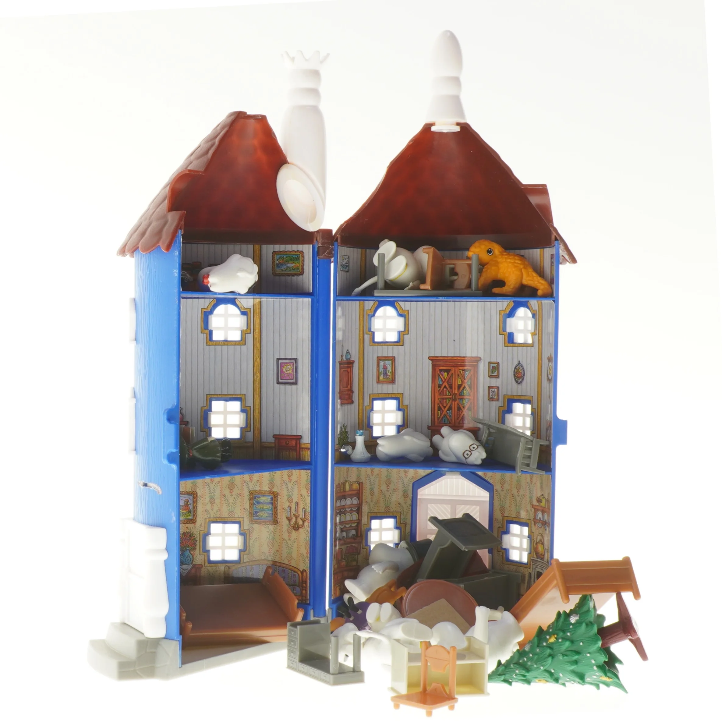 Moomin hus legetøj fra Mumitrolde (str. 32 cm)