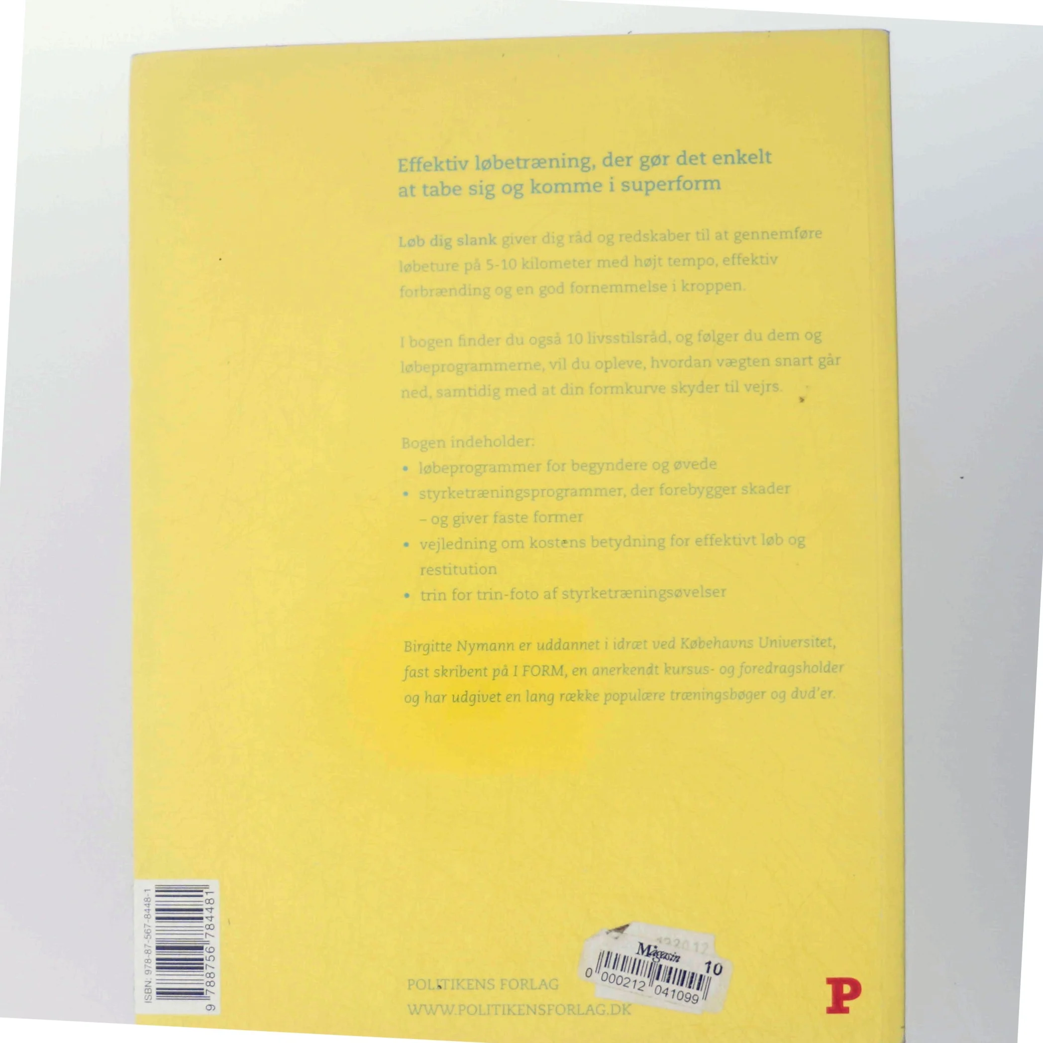 Løb dig slank af Birgitte Nymann (Bog)