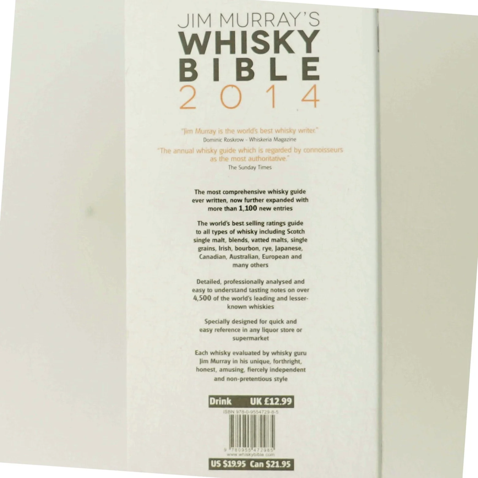 Jim Murray's Whisky Bible 2014 af Jim Murray (Bog)