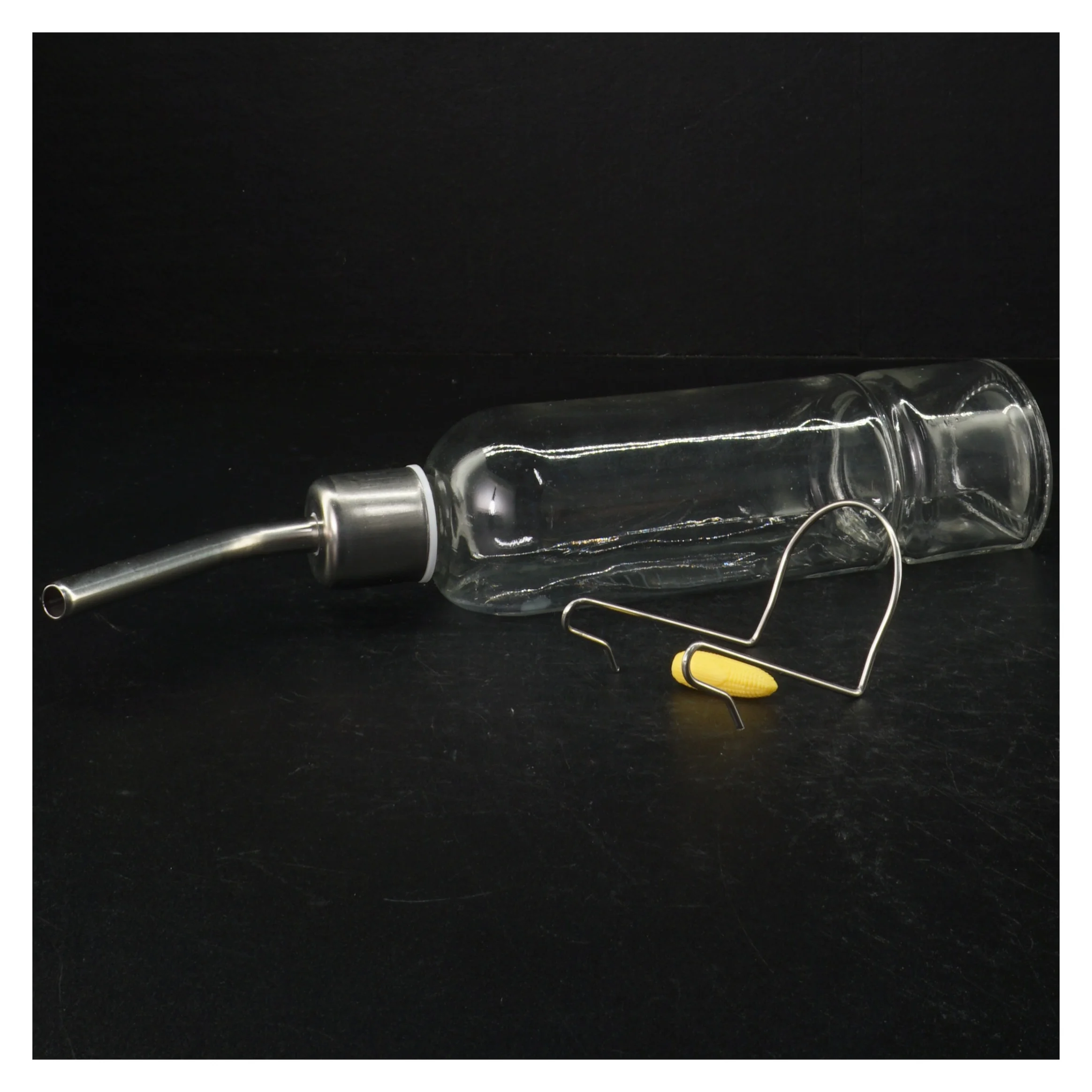 Vandflaske af glas til kaniner (str. 355 mililiter)