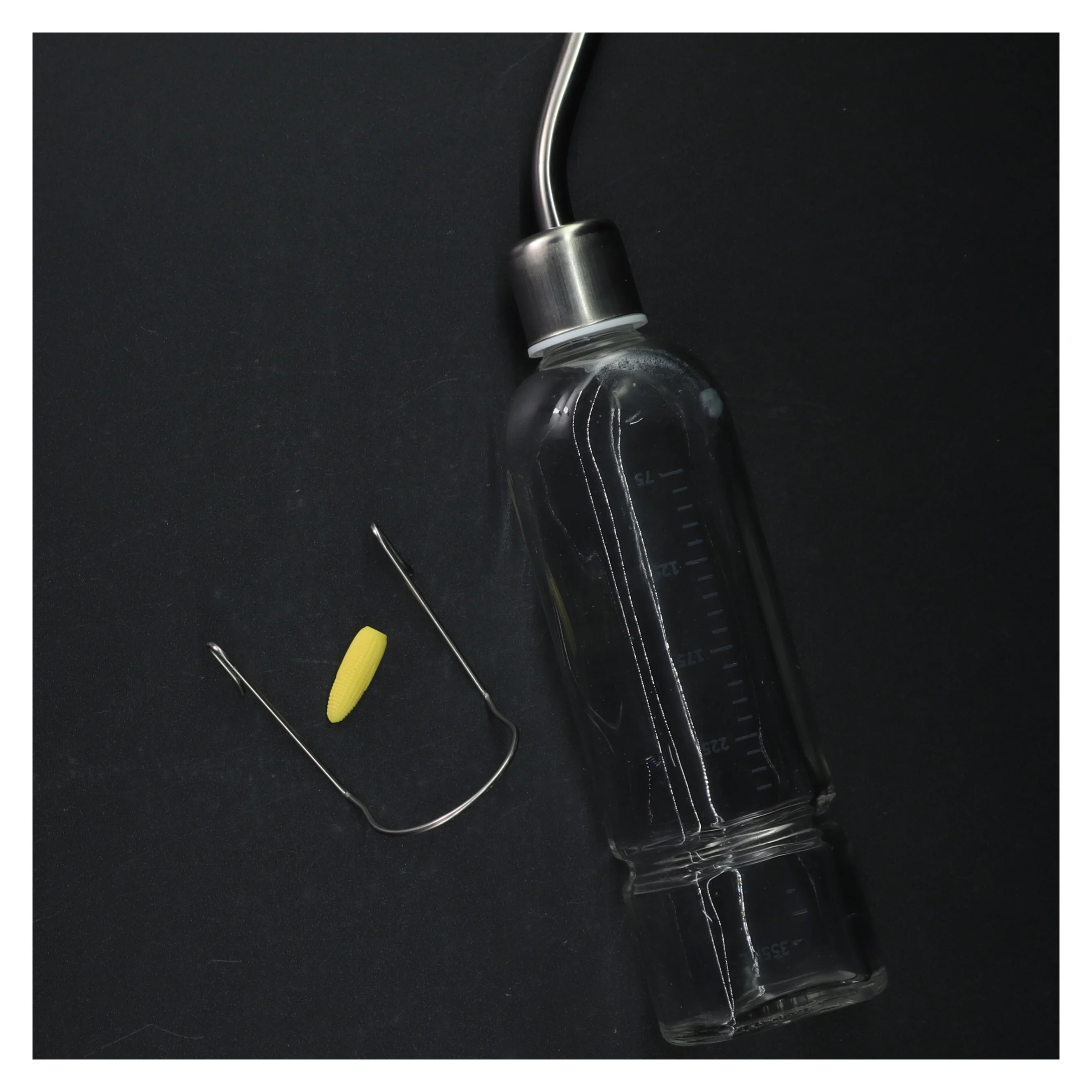 Vandflaske af glas til kaniner (str. 355 mililiter)