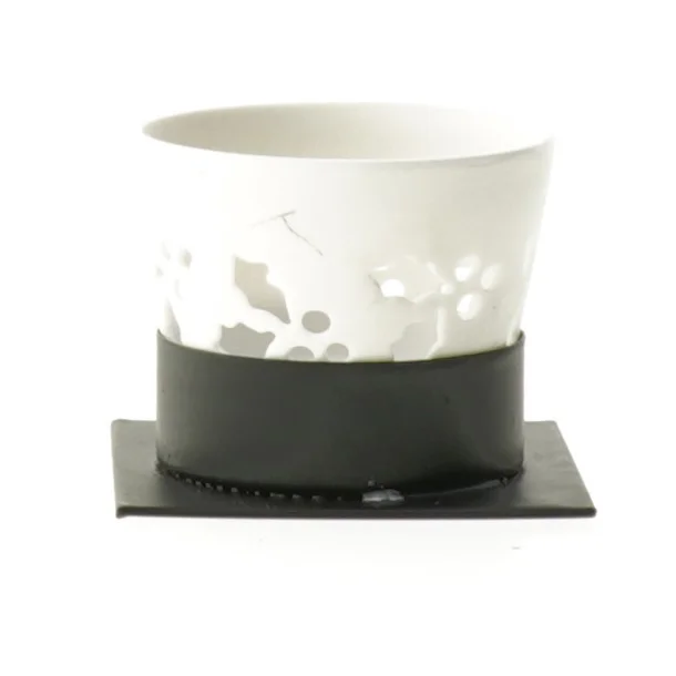 2 små lysestager fra Atmosphere (str. 6,5x6,5 cm)