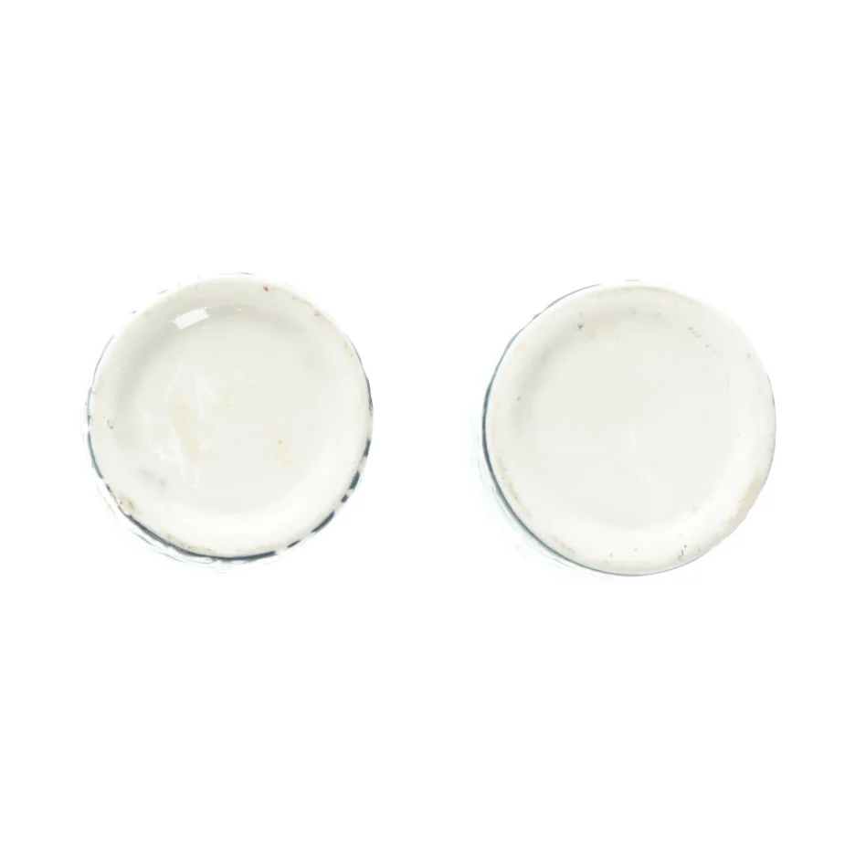 2 små fyrfadslysestager 2 stk. (str. 4 X 6cm)