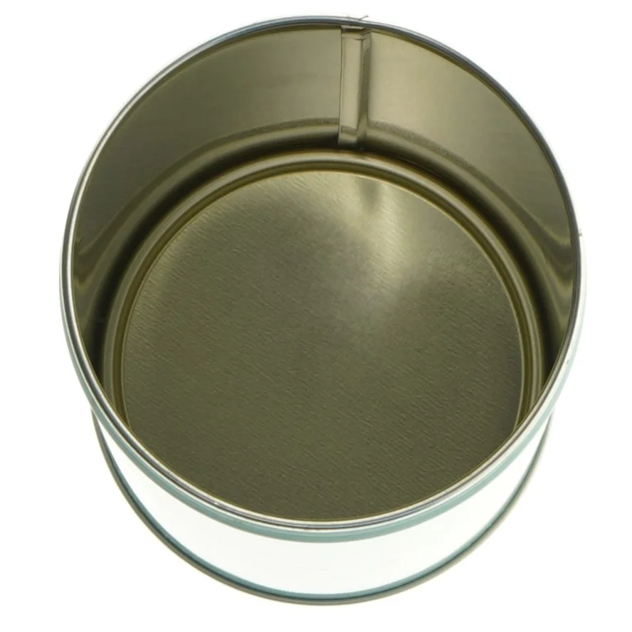 Metalbeholder fra Flora & Evergreen fra Interflora (str. 18 cm)