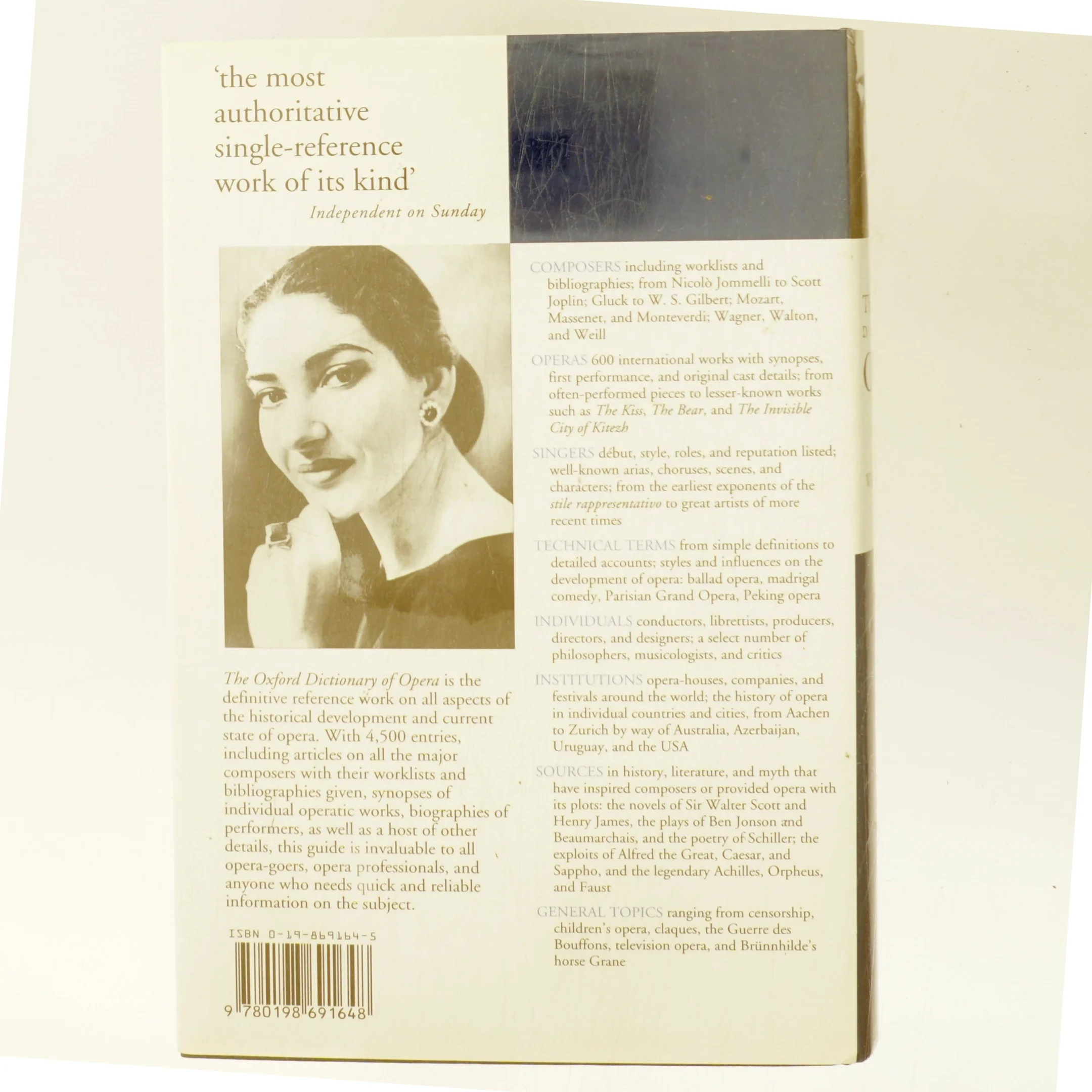 The Oxford dictionary of opera af Joyce Bourne, John Warrack, Ewan West (Bog)