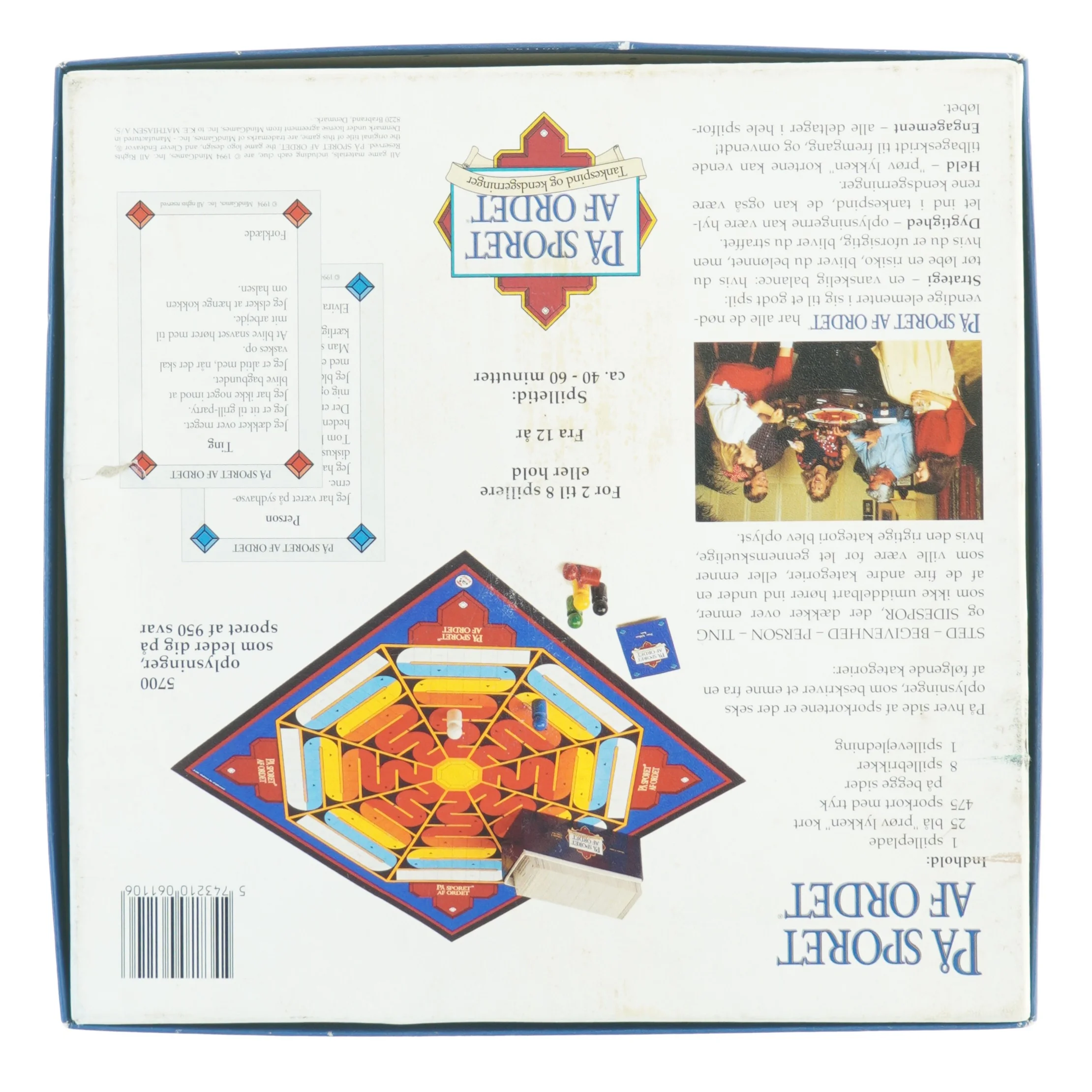 Brætspil 'På Sporet af Ordet' fra Dan Spil (str. 27 x, 27 x 8 cm)