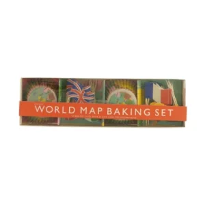 World map baking set