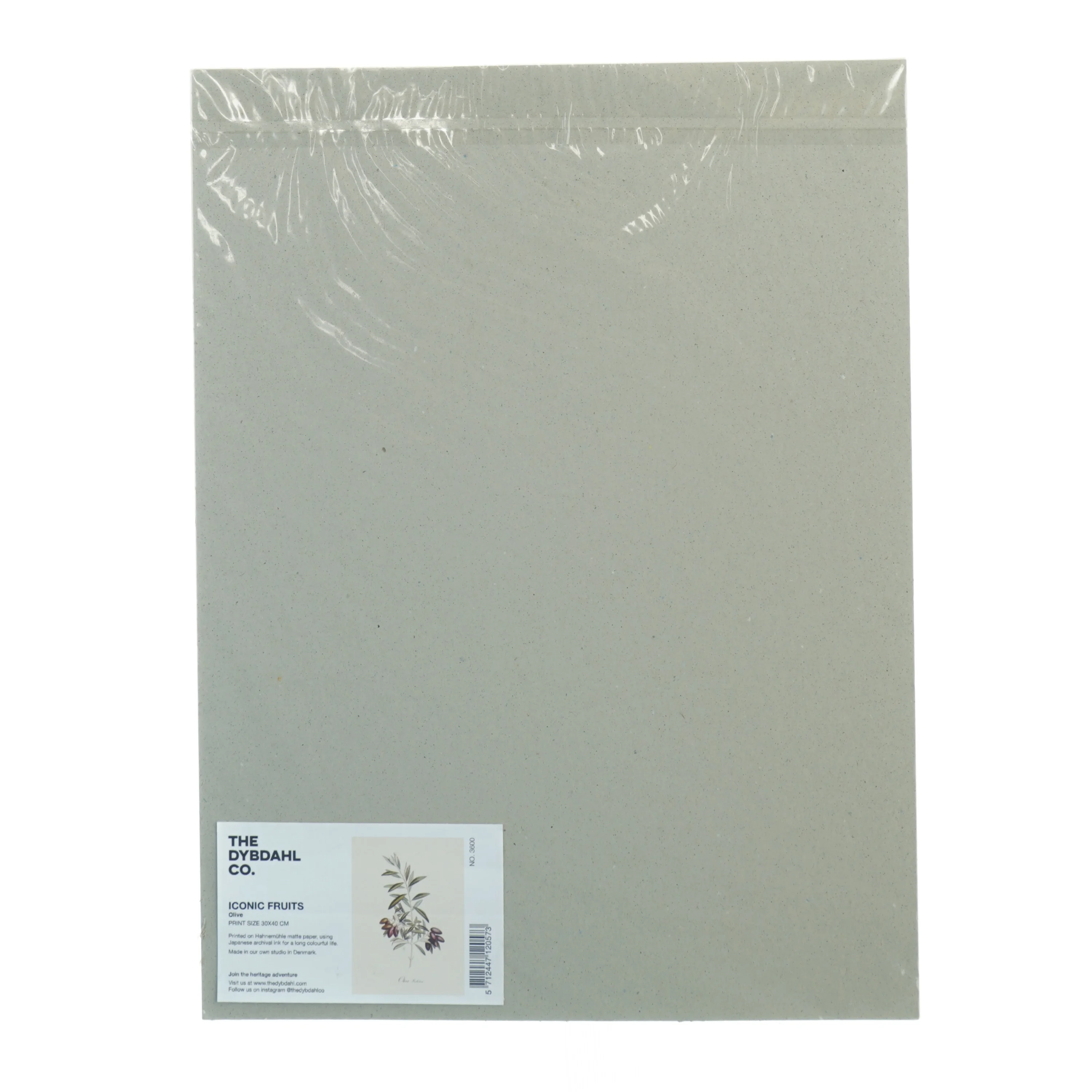 plakat med olivenmotiv, helt ny  (str. 40 x 30 cm)