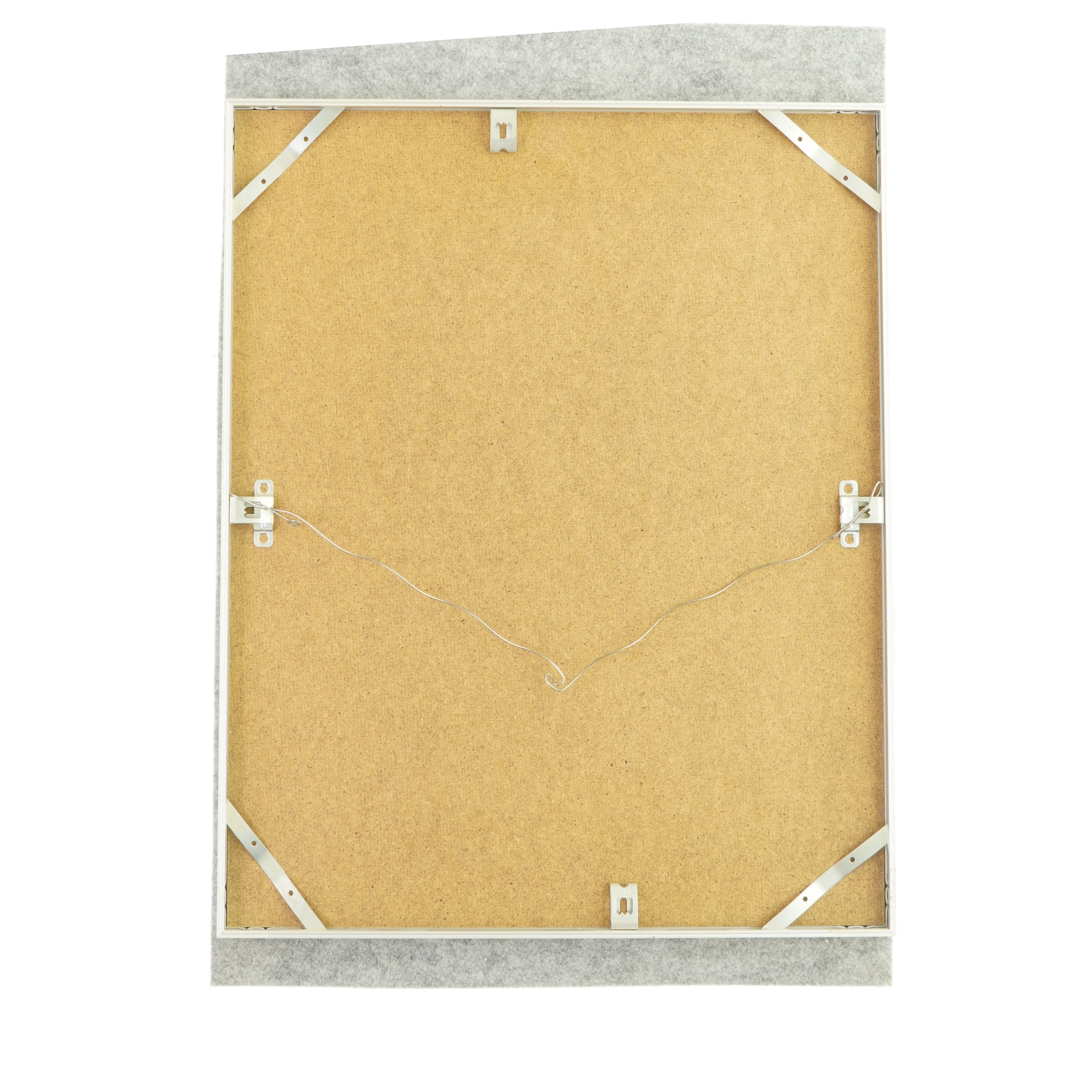 Linoleumstryk i ramme