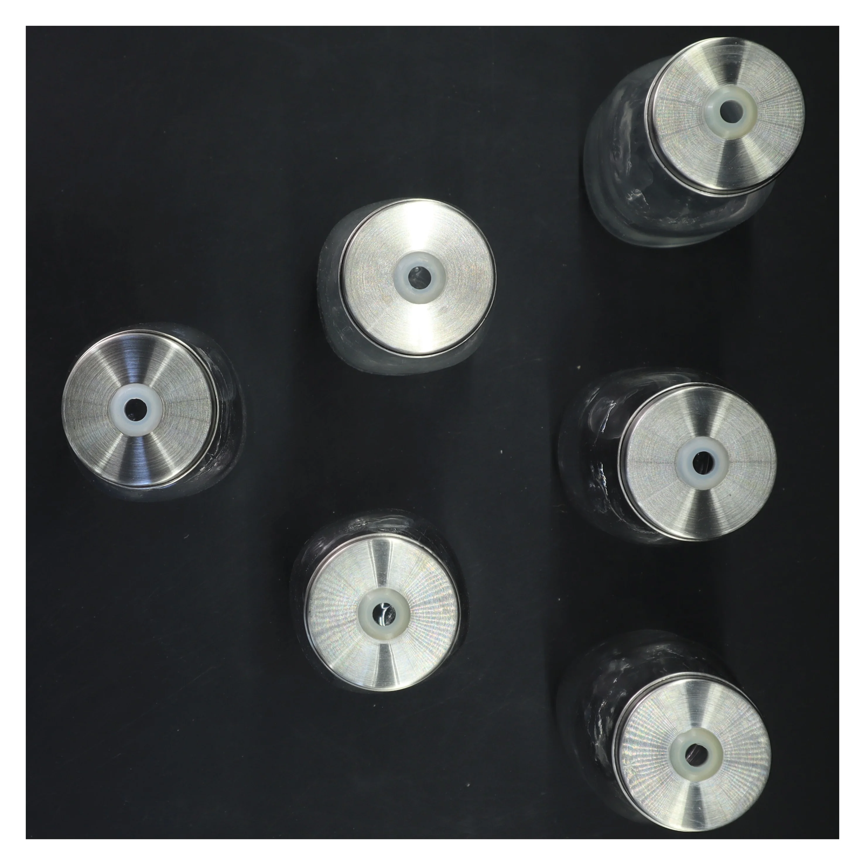 To-Go glasflasker med låg (str. 6 stk 16 cm)