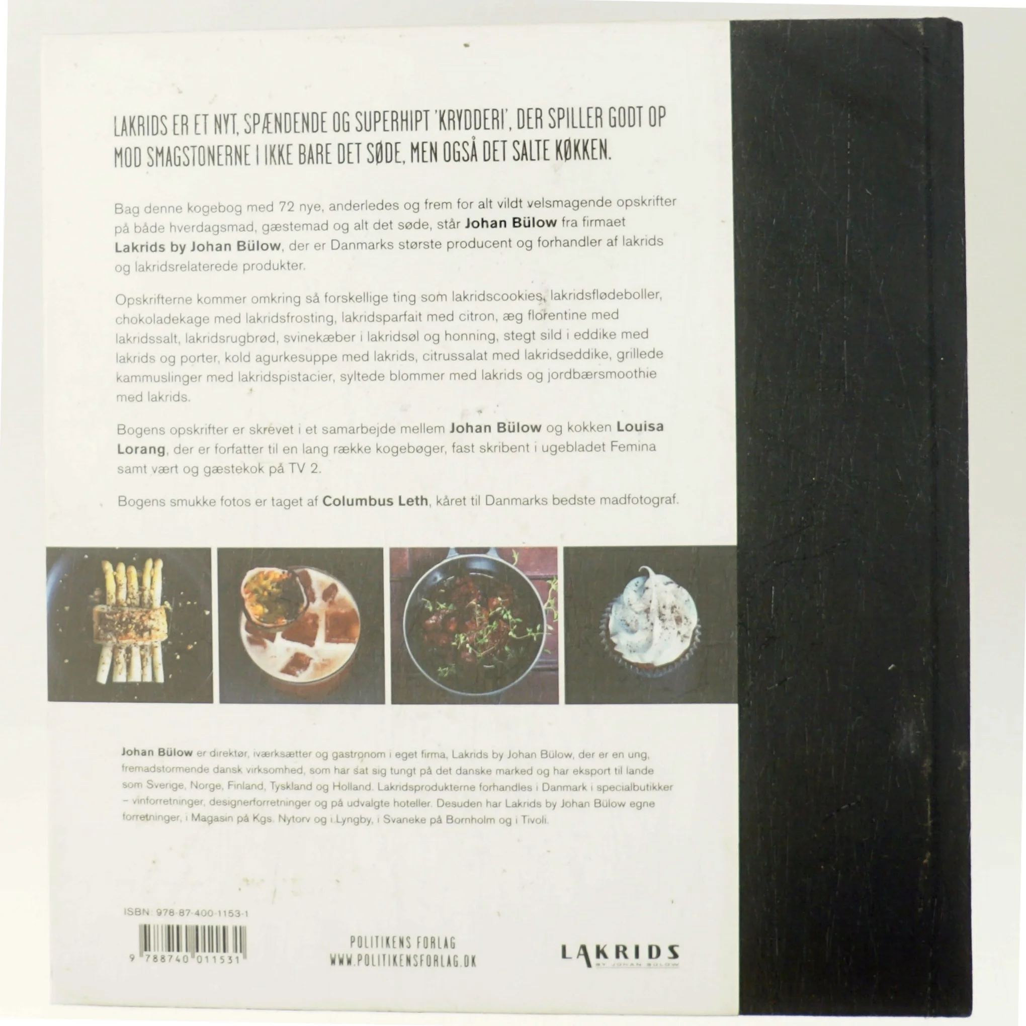 Lakrids i maden af Johan Bülow (Bog)
