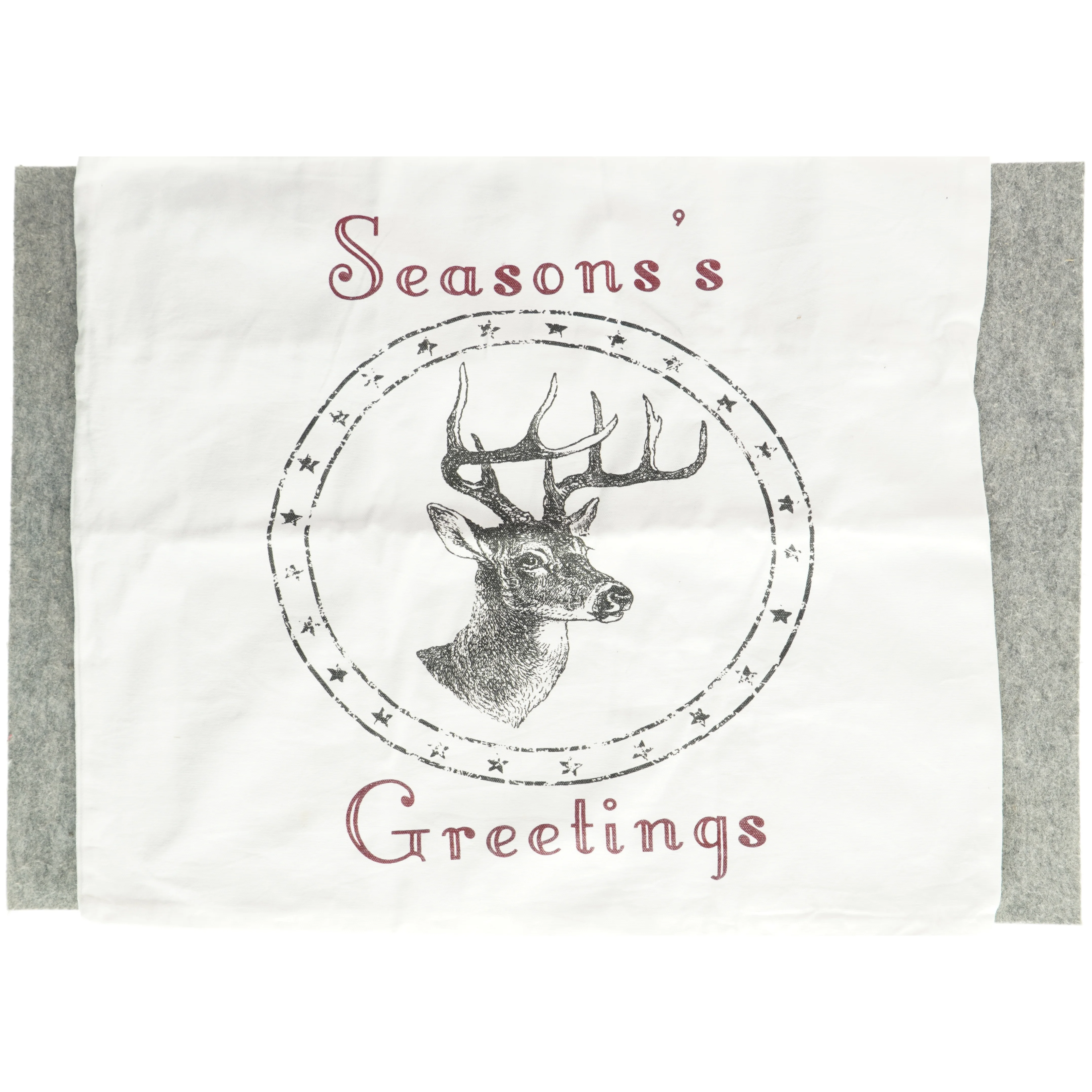 3 pudebetræk med vinter-/julemotiver (str. 58 x 38 og 53 x 45 og 58cm)