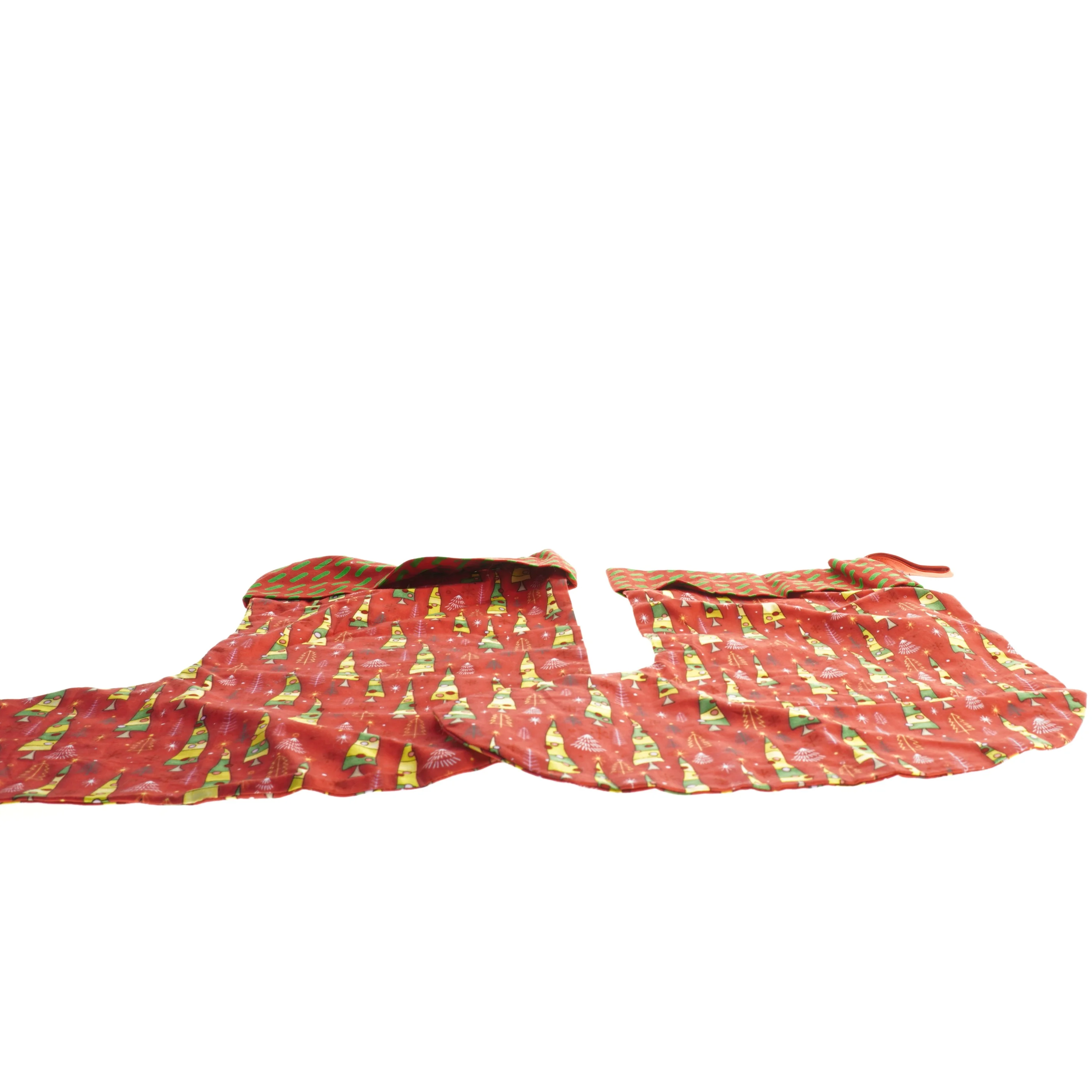 Julestrømpe i stof (str. 42x22 cm)