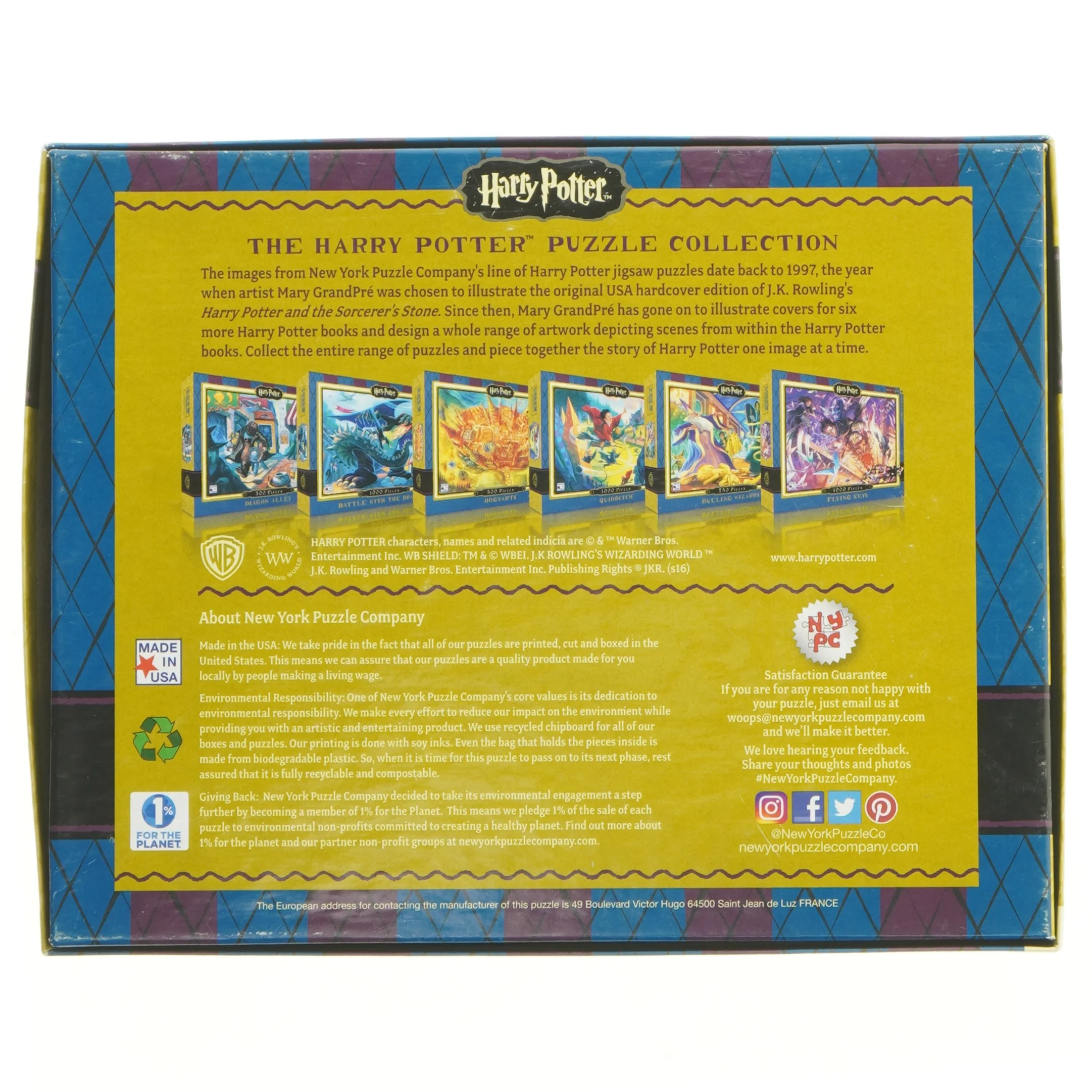 Harry Potter flyvende nøgler puslespil fra Harry Potter (str. 500 brikker cm)