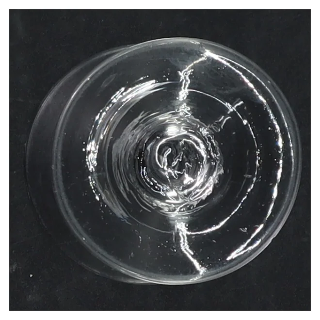 Glas (str. H. 9,5 cm)