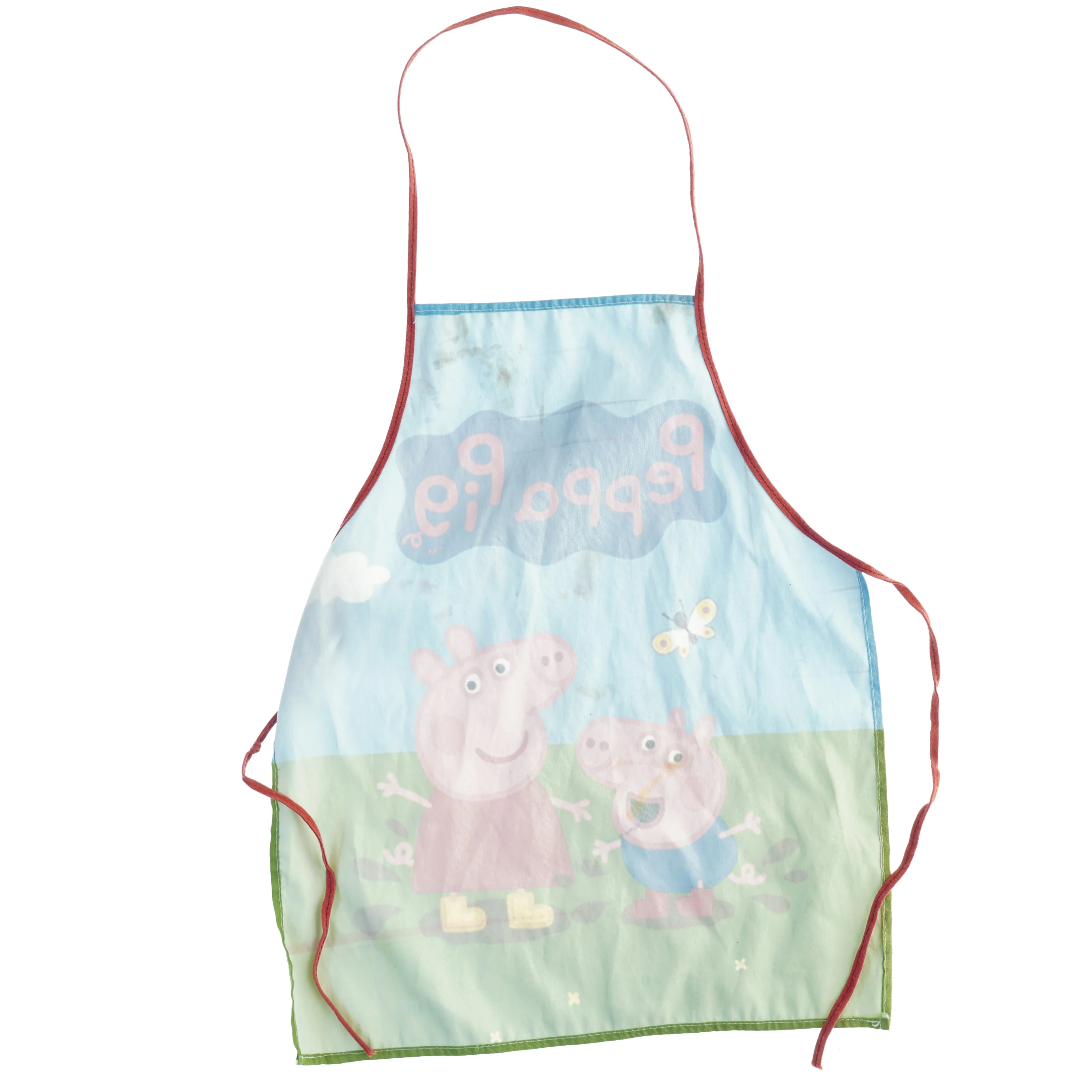 Peppa Pig forklæde fra Gurli Gris (str. 45 x 37 cm)