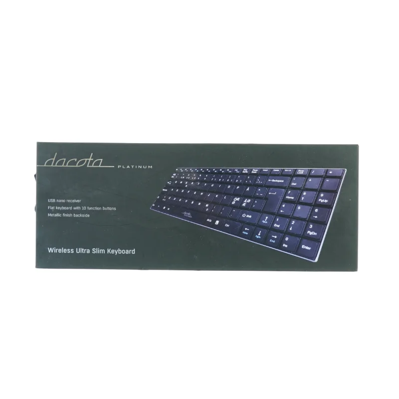 Trådløst tastatur fra Dacota (str. 37 x 15 cm)