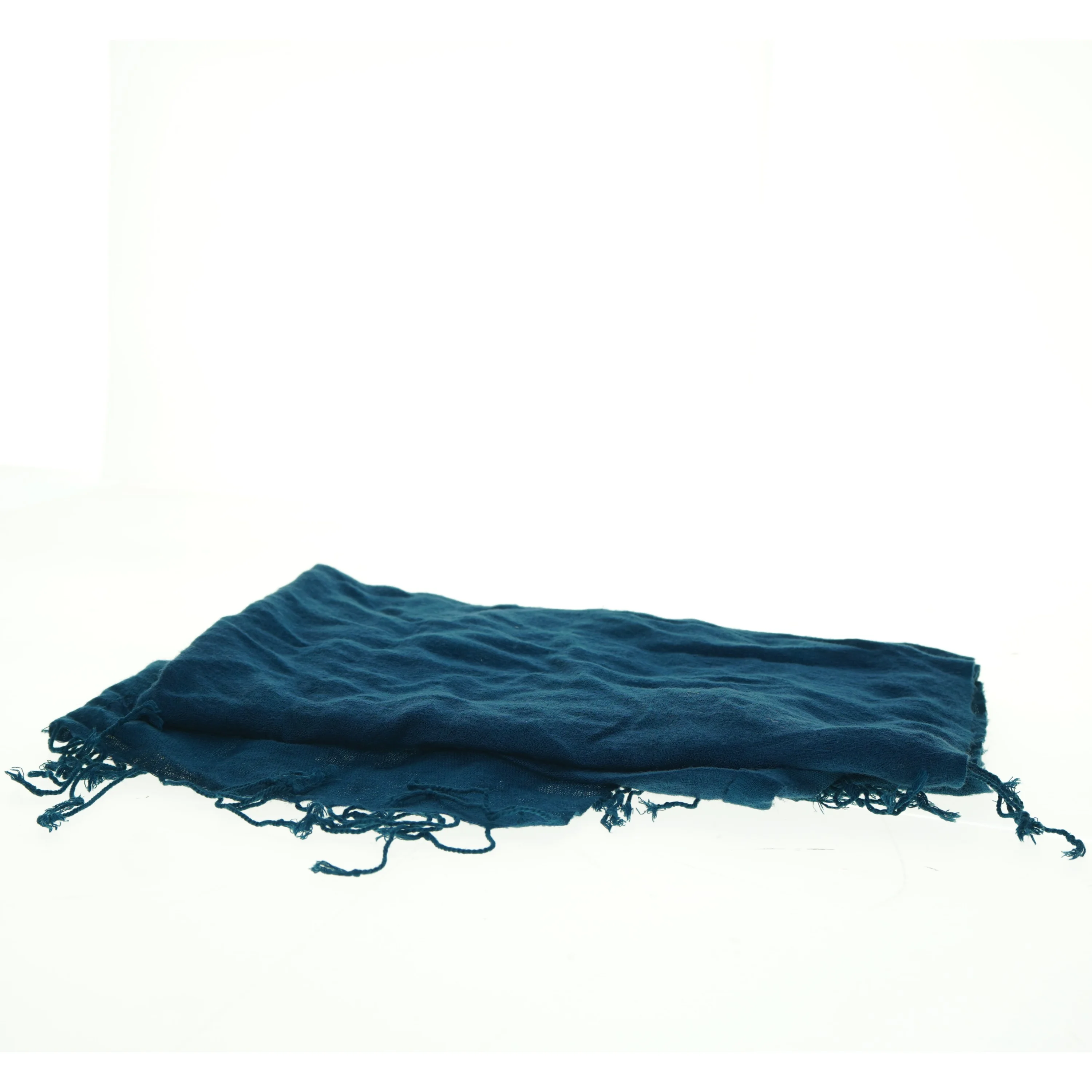 Blåt tørklæde (str. 70 x, 170 cm)