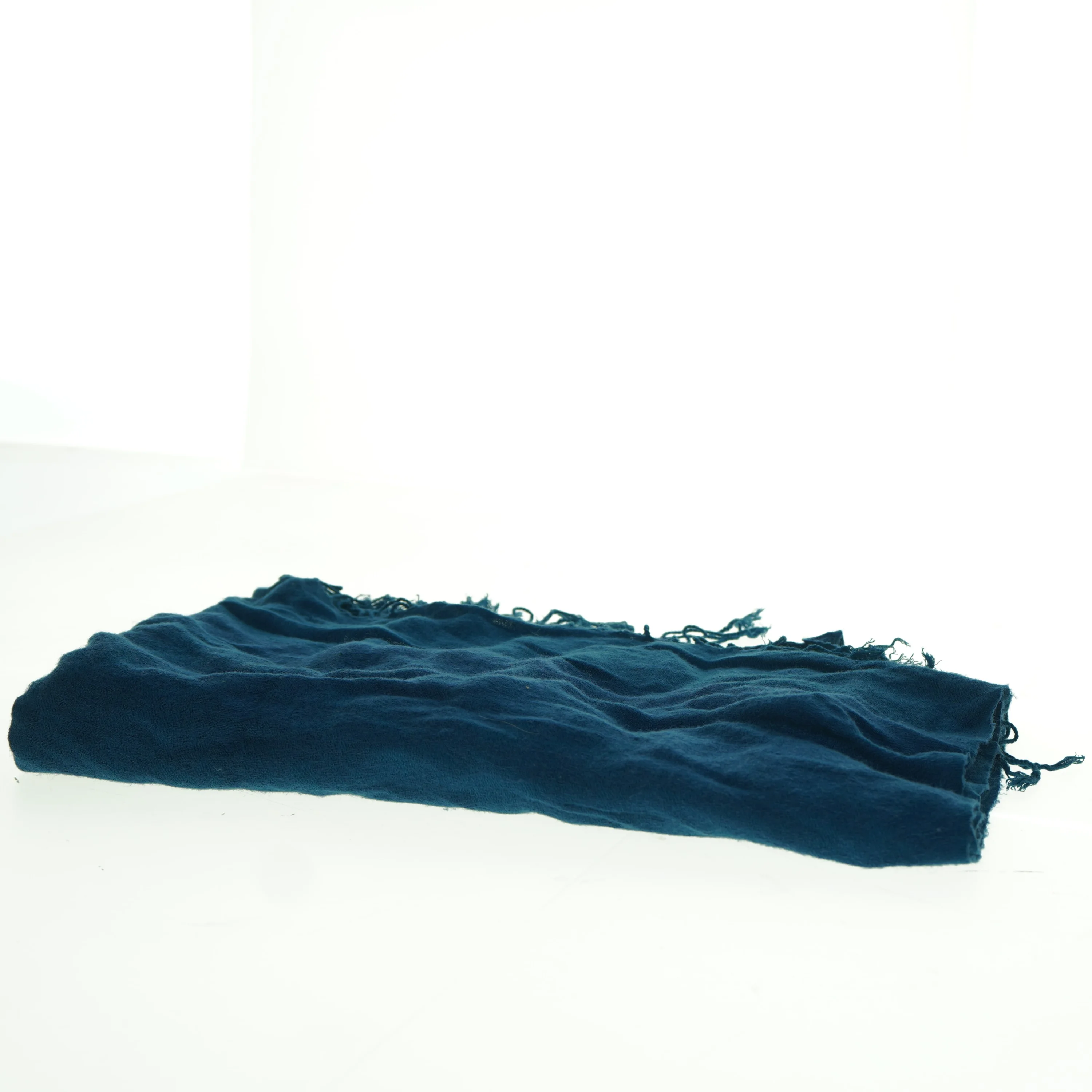 Blåt tørklæde (str. 70 x, 170 cm)
