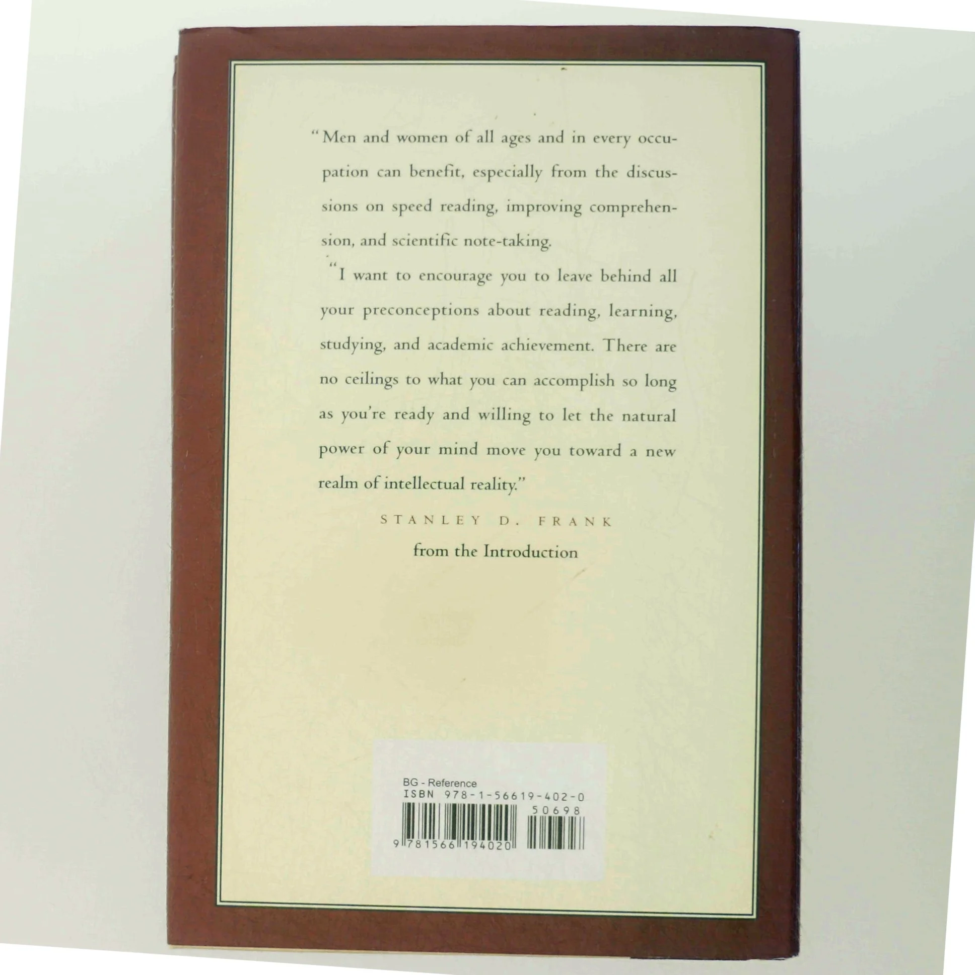 The Evelyn Wood Seven-Day Speed Reading and Learning Program af Stanley D. Frank (Bog)