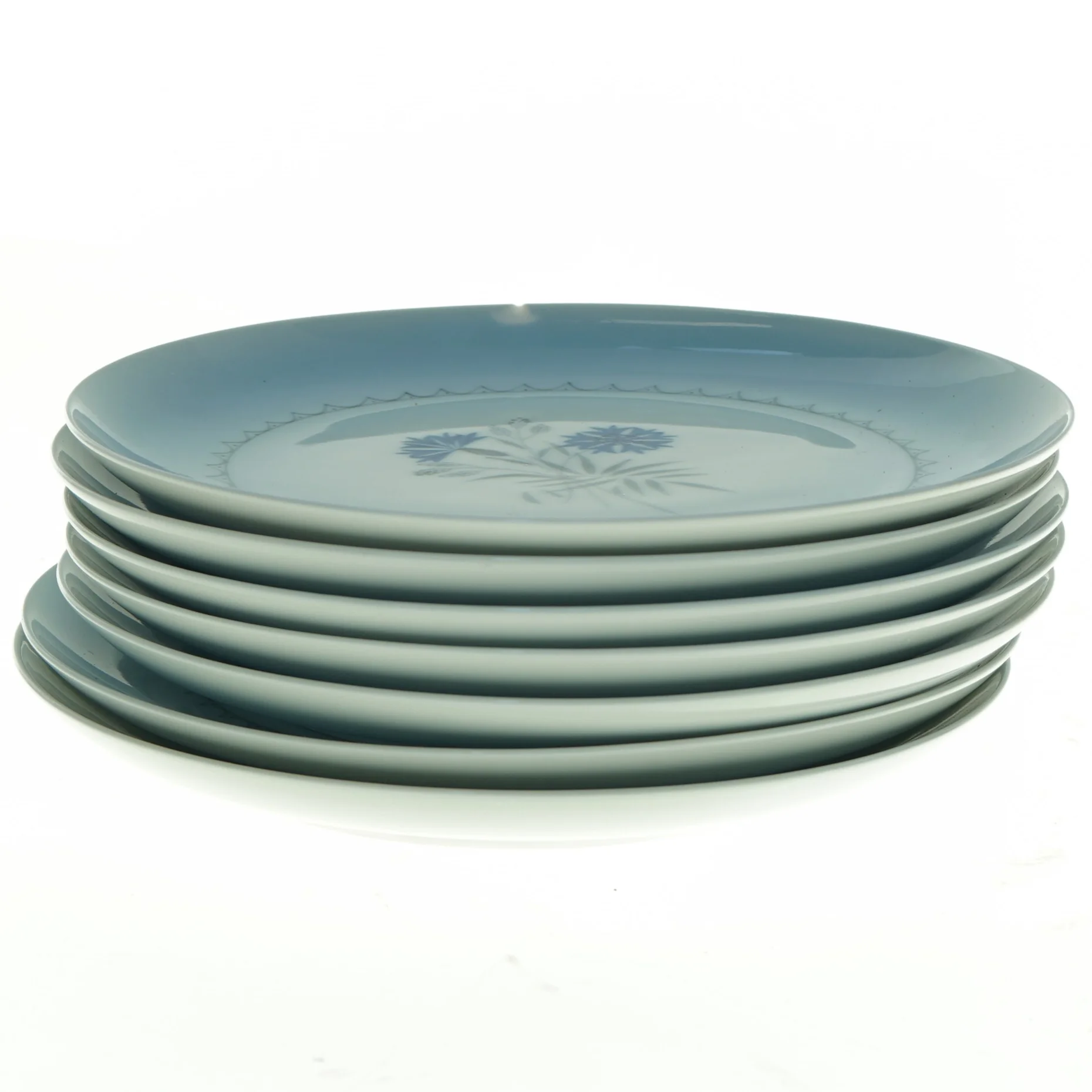 Porcelænstallerkener fra Bing Og Grøndahl (str. Diameter, 21 cm)