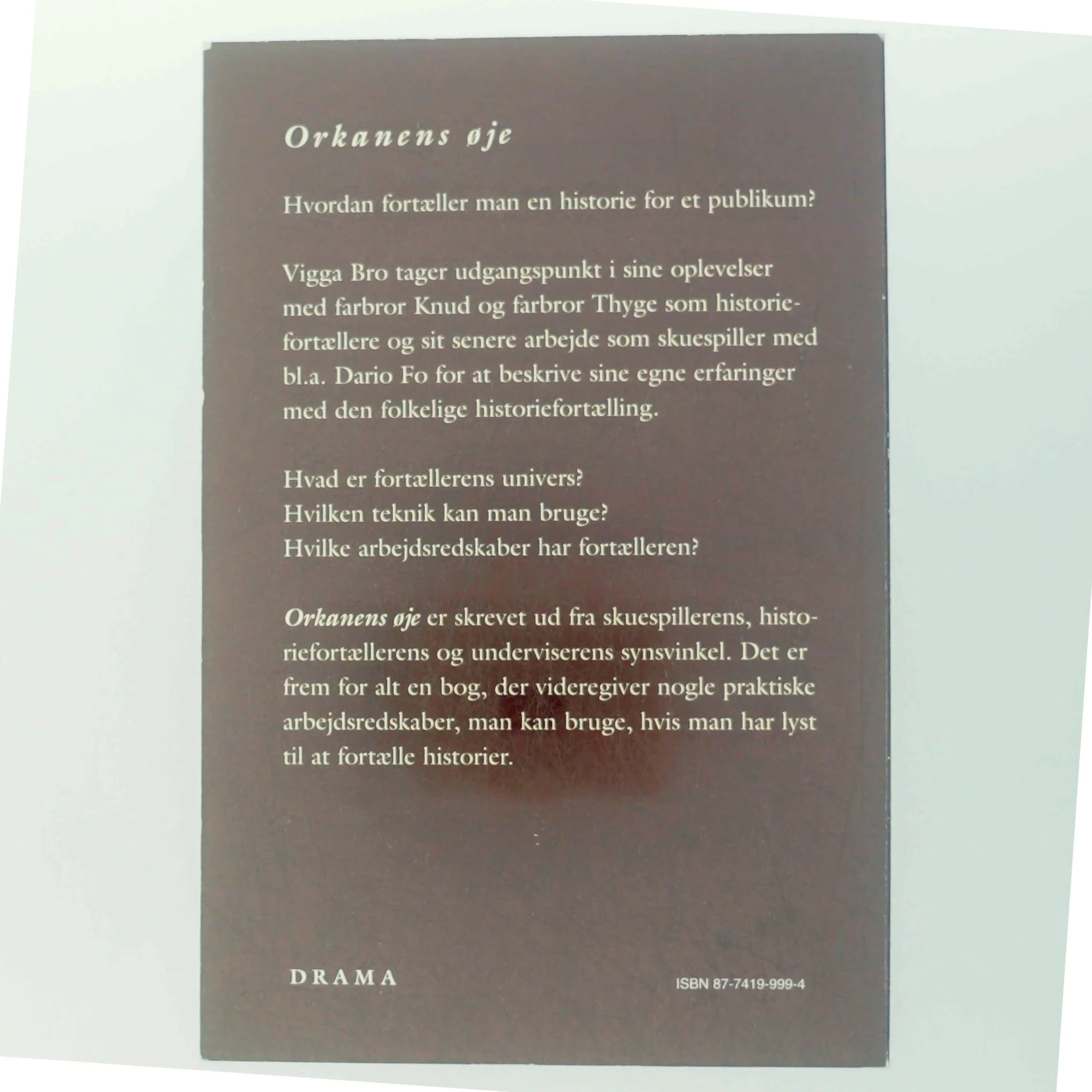 Orkanens øje af Vigga Bro