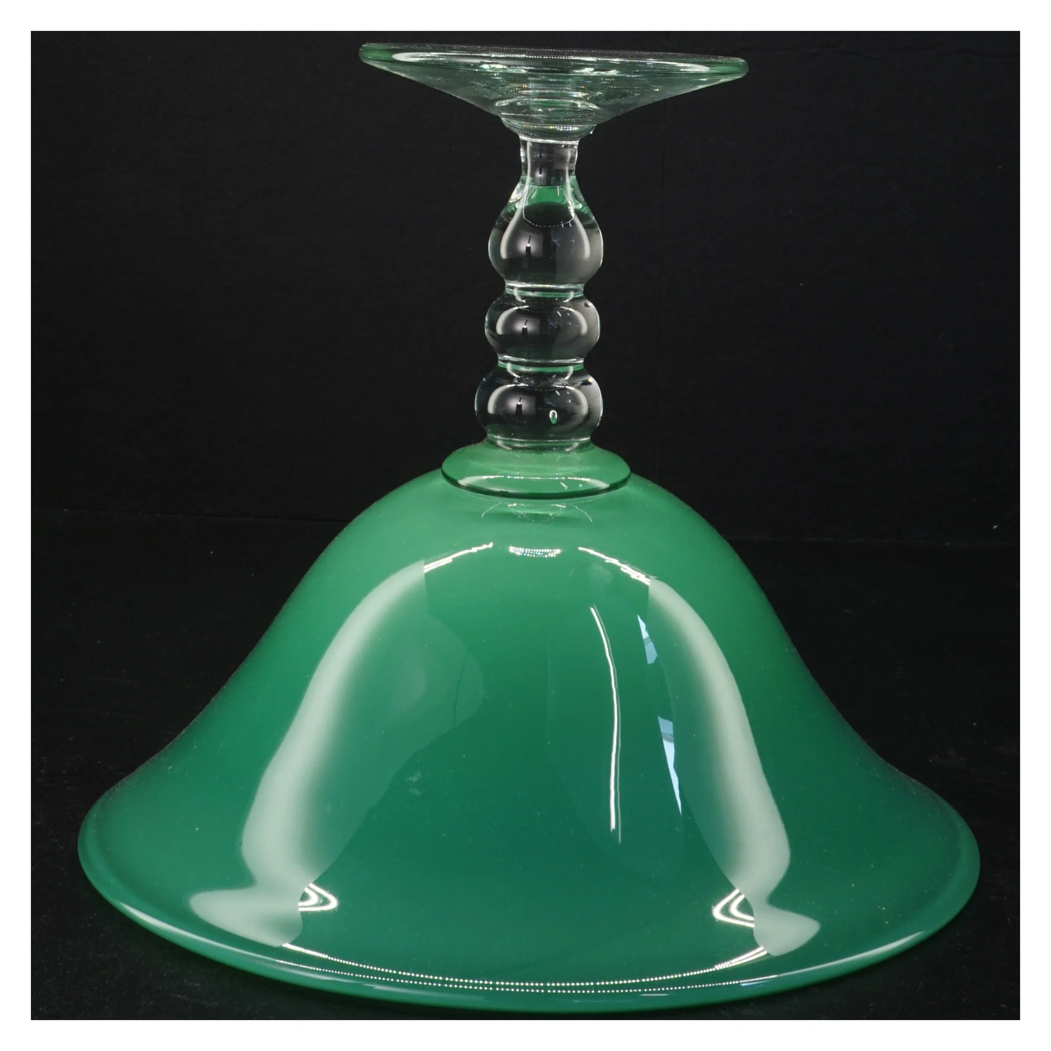 Grøn Glasopsats (str. 20 x 22 cm)