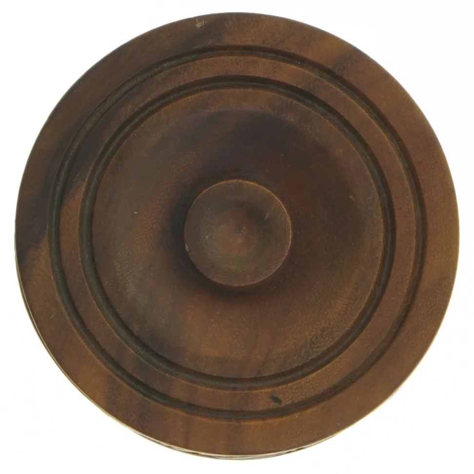 Træbøtte med låg (str. 12,5 x 12 cm)