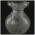 Hyacintglas med boblestruktur (str. 12 x 10 cm)