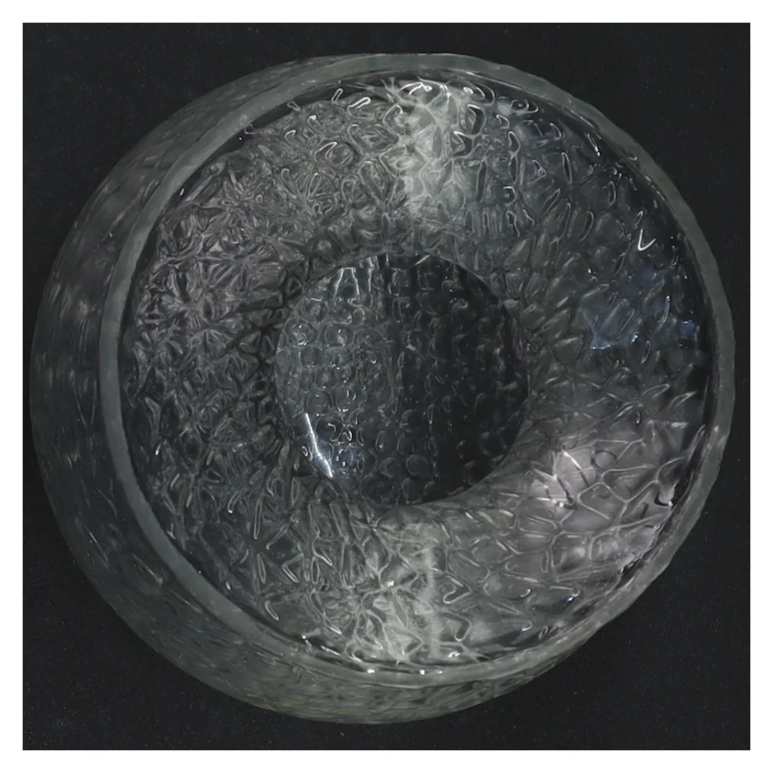 Hyacintglas med boblestruktur (str. 12 x 10 cm)