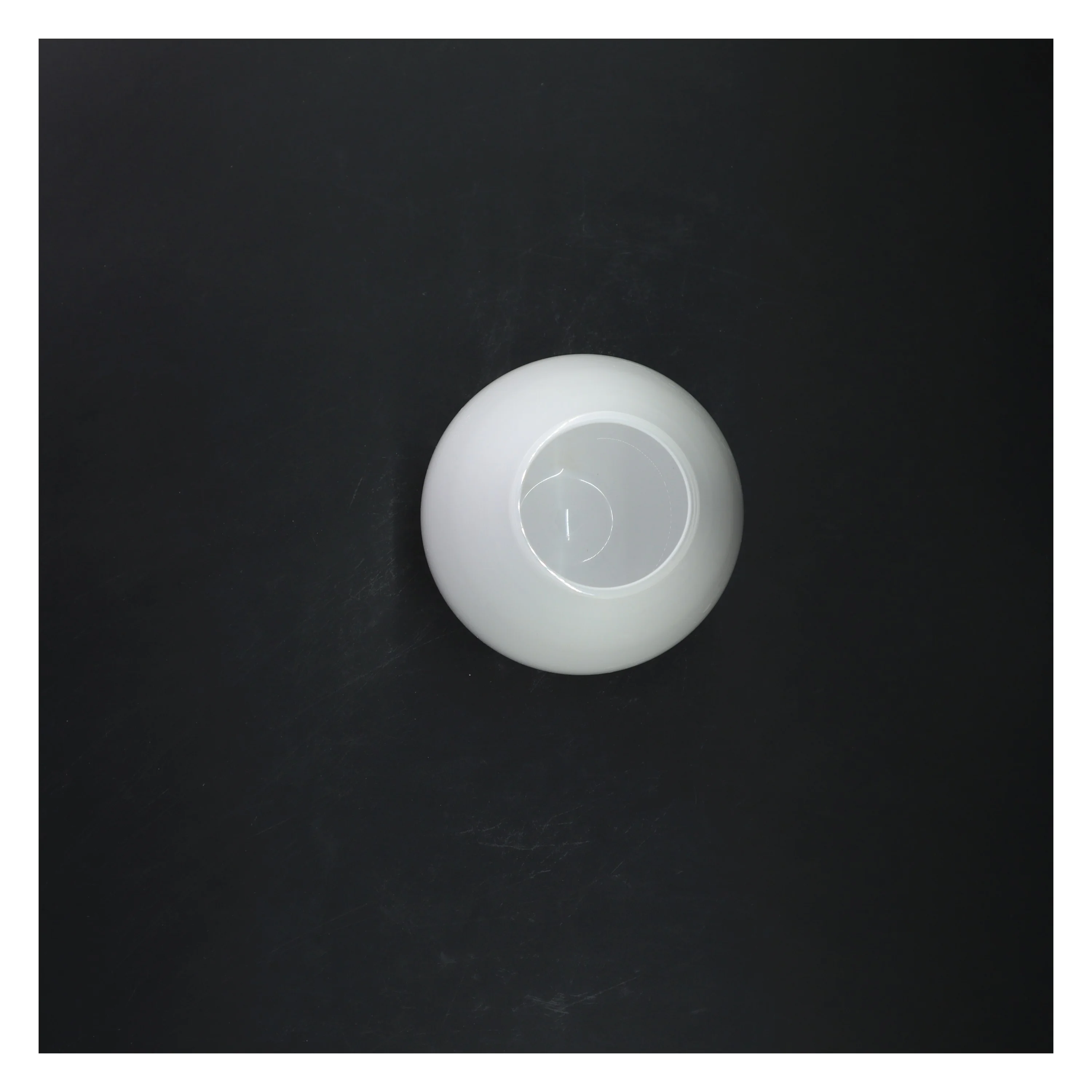 Hvid vase 18 cm fra Holmegaard (str. 18 cm)